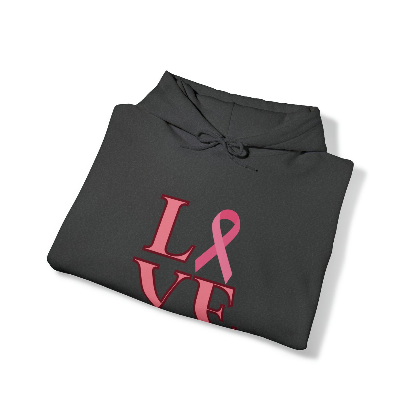 LOVE Breast Cancer Awareness Hooded Sweatshirt