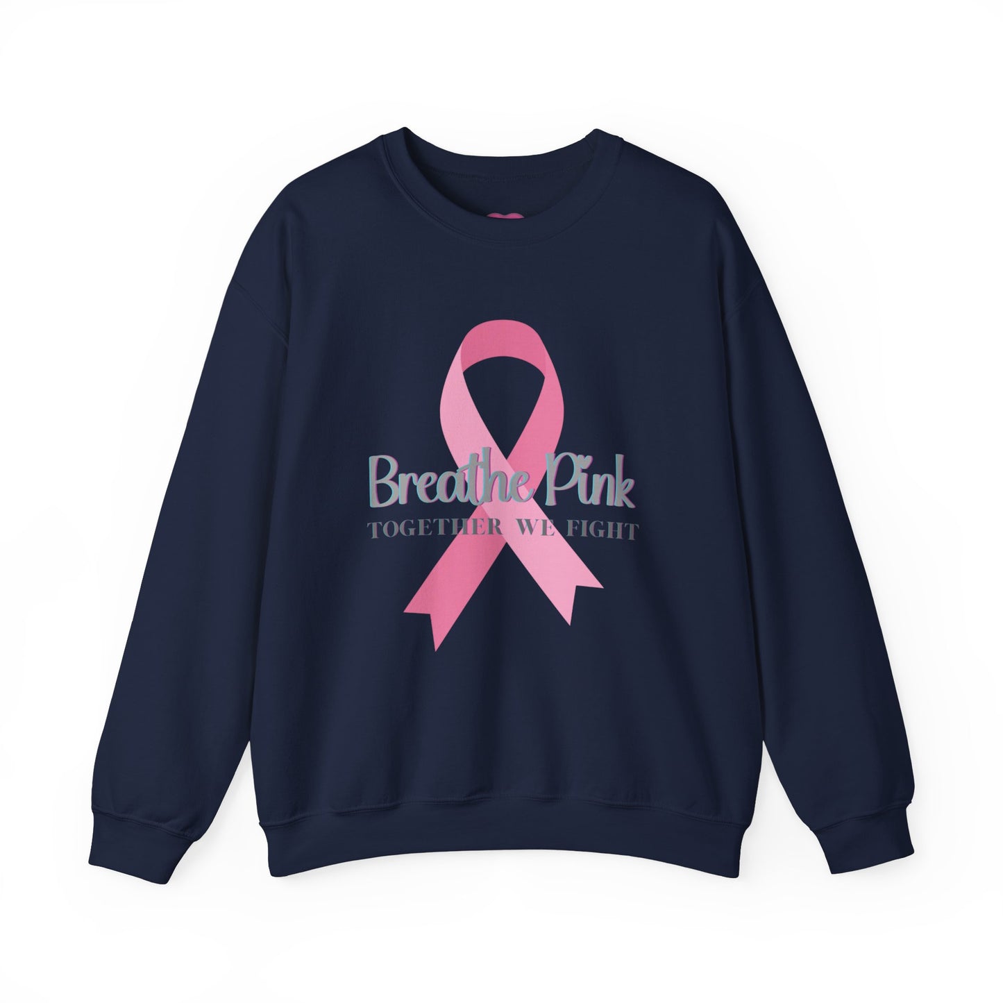 Breathe Pink Ribbon (Breast Cancer Awareness Sweatshirt)