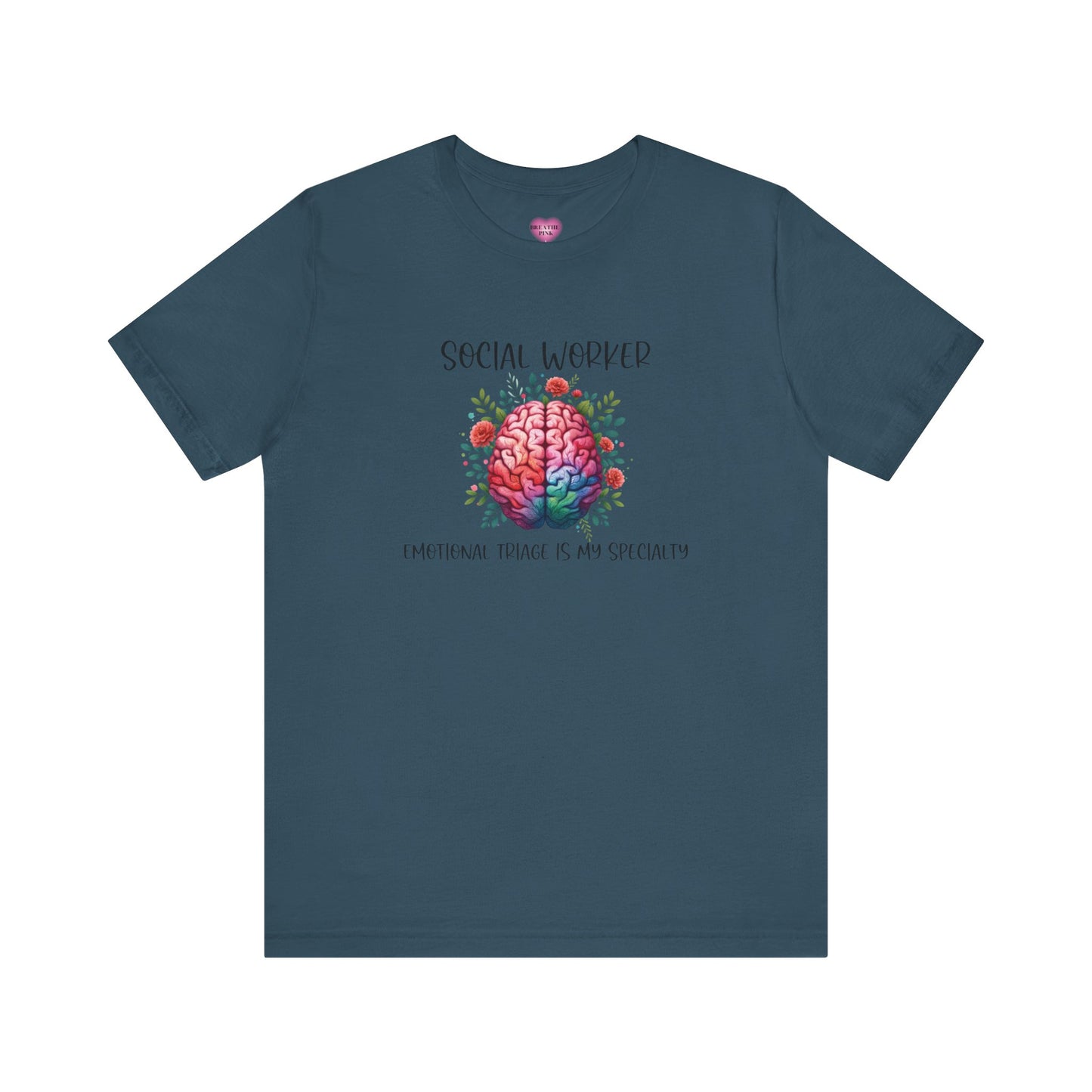 Social Worker Emotional Triage Brain Tee