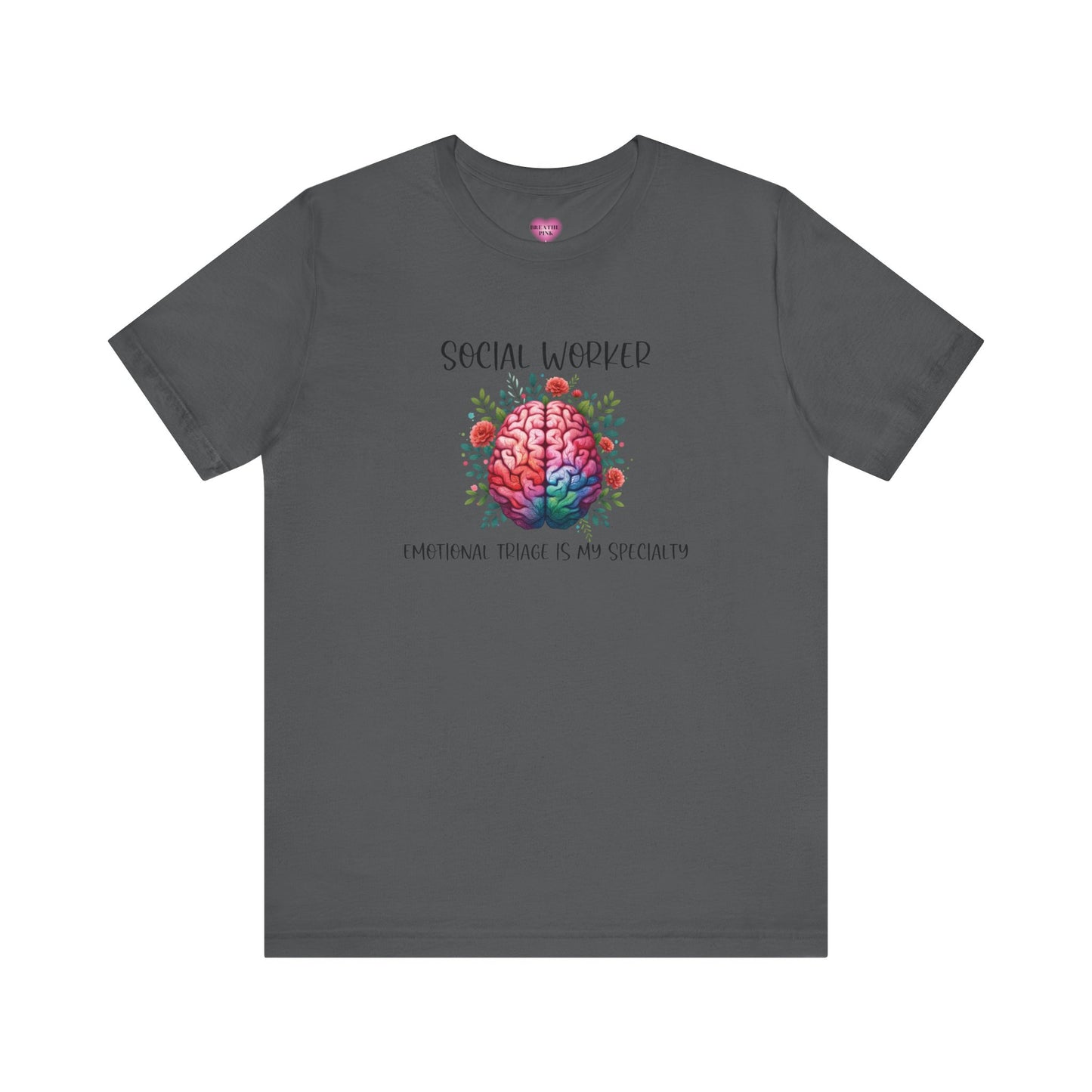 Social Worker Emotional Triage Brain Tee