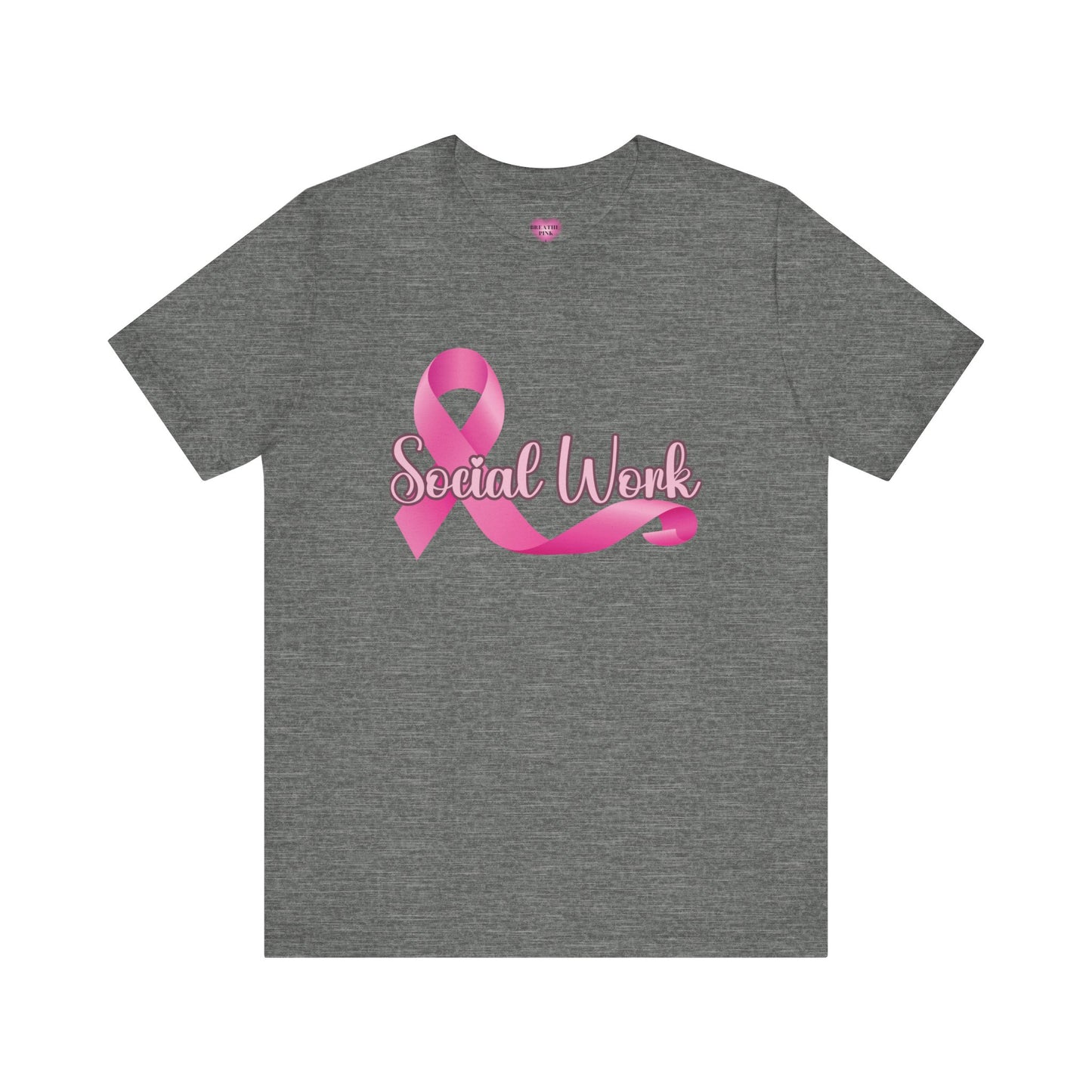 Social Worker Breast Cancer Awareness Tee