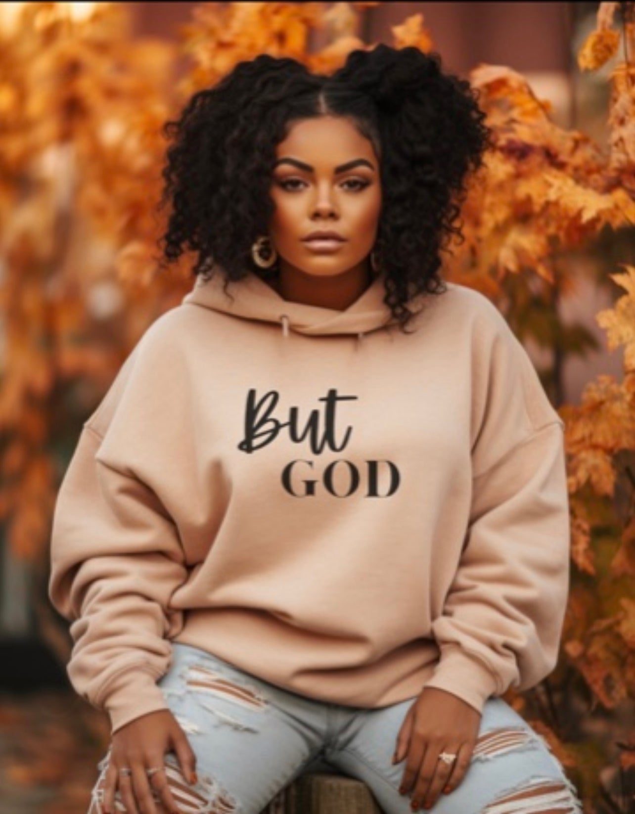 BUT GOD Inspirational Hooded Sweatshirt