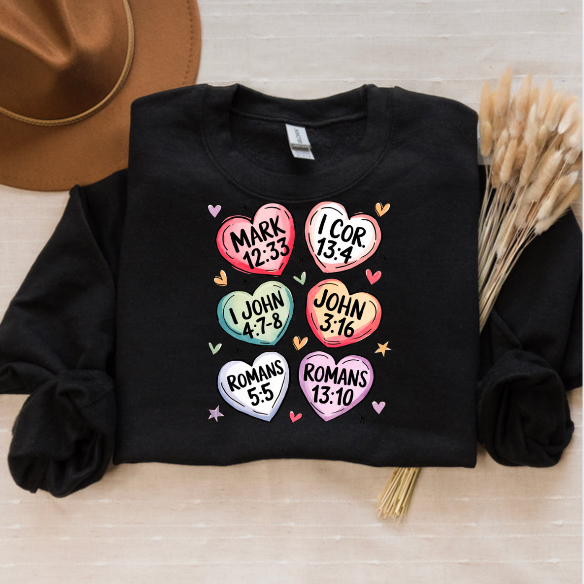 Christian Love Scriptures Sweatshirt