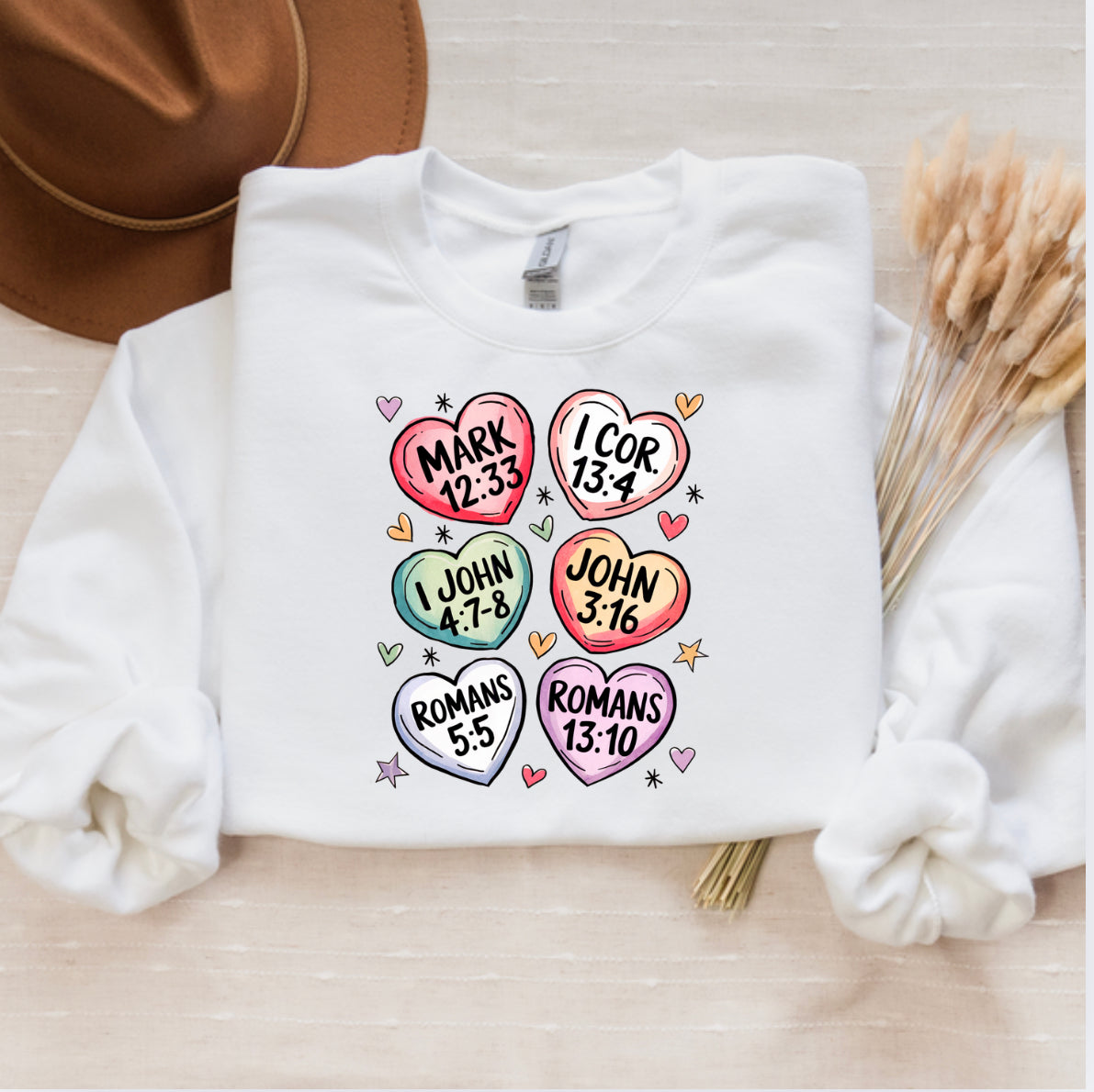 Christian Love Scriptures Sweatshirt
