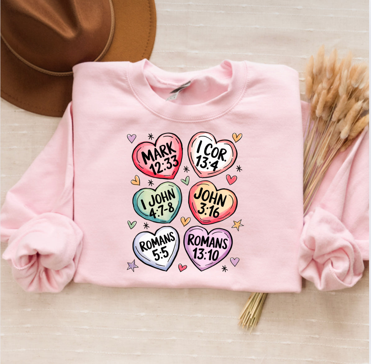 Christian Love Scriptures Sweatshirt