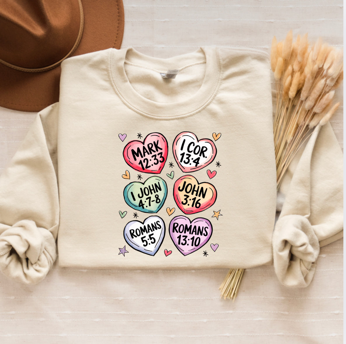 Christian Love Scriptures Sweatshirt