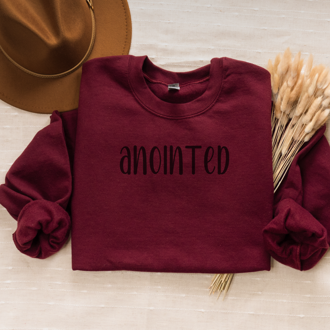 ANOINTED Christian Sweatshirt
