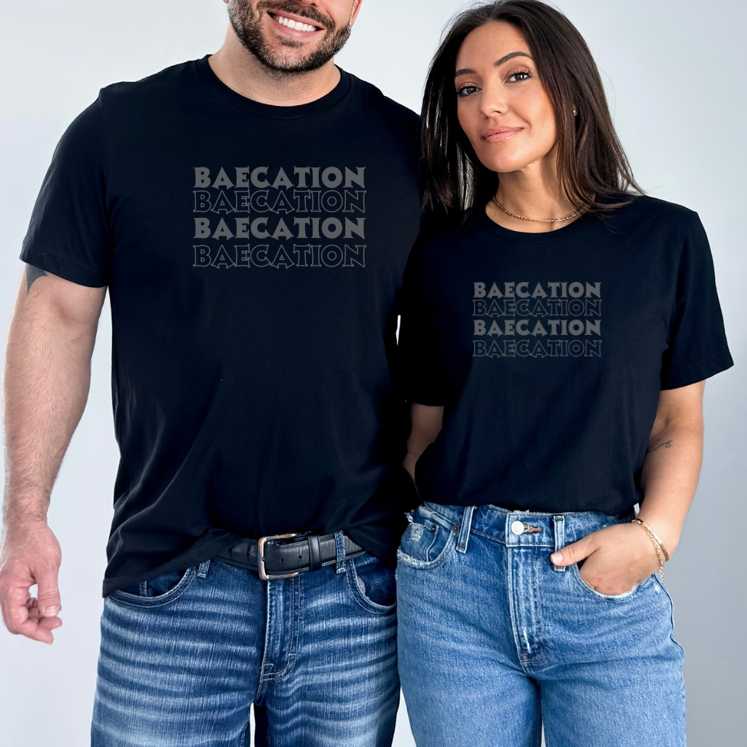 BAECATION Couple Vacation T Shirt, Travel Tee, Couple Shirts
