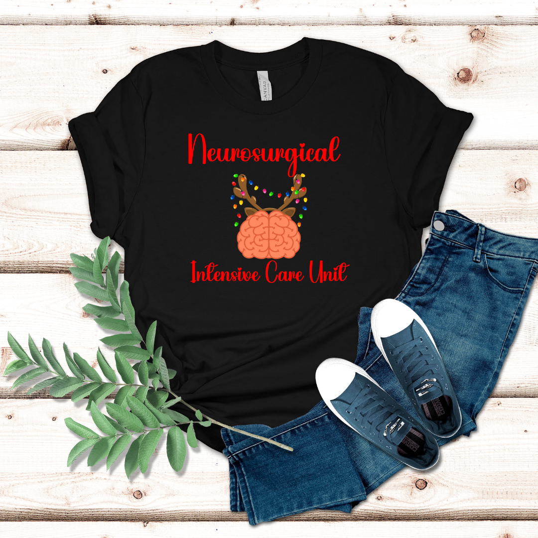 Neurosurgical ICU Christmas Shirt