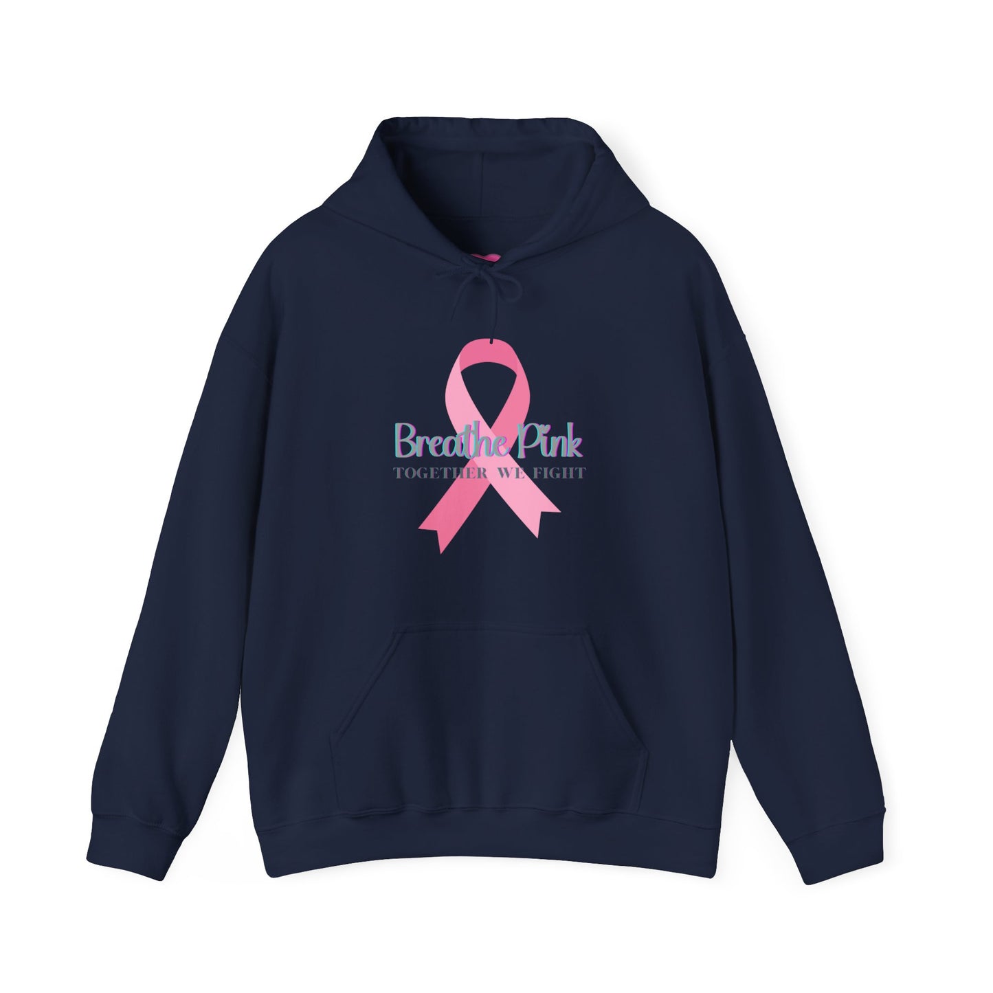 Breathe Pink Ribbon (Breast Cancer Awareness Hoodie)