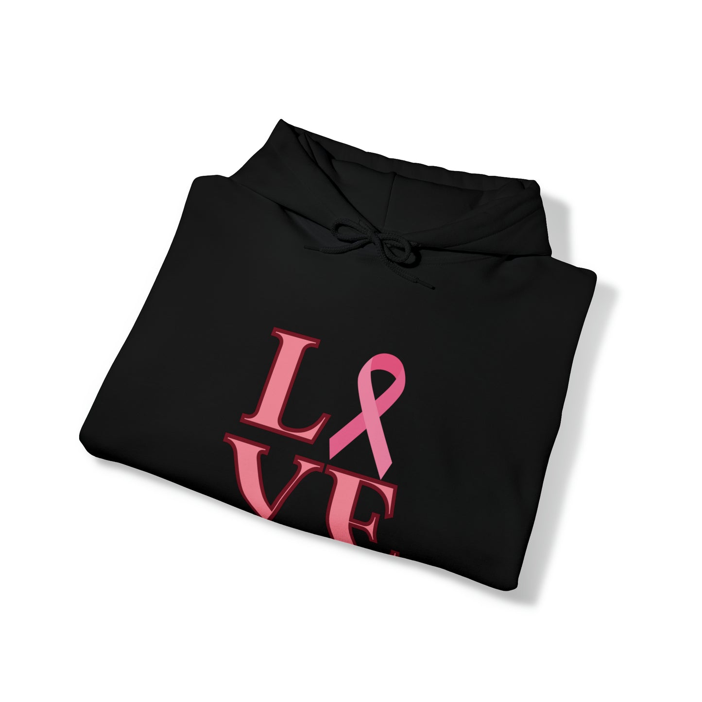 LOVE Breast Cancer Awareness Hooded Sweatshirt