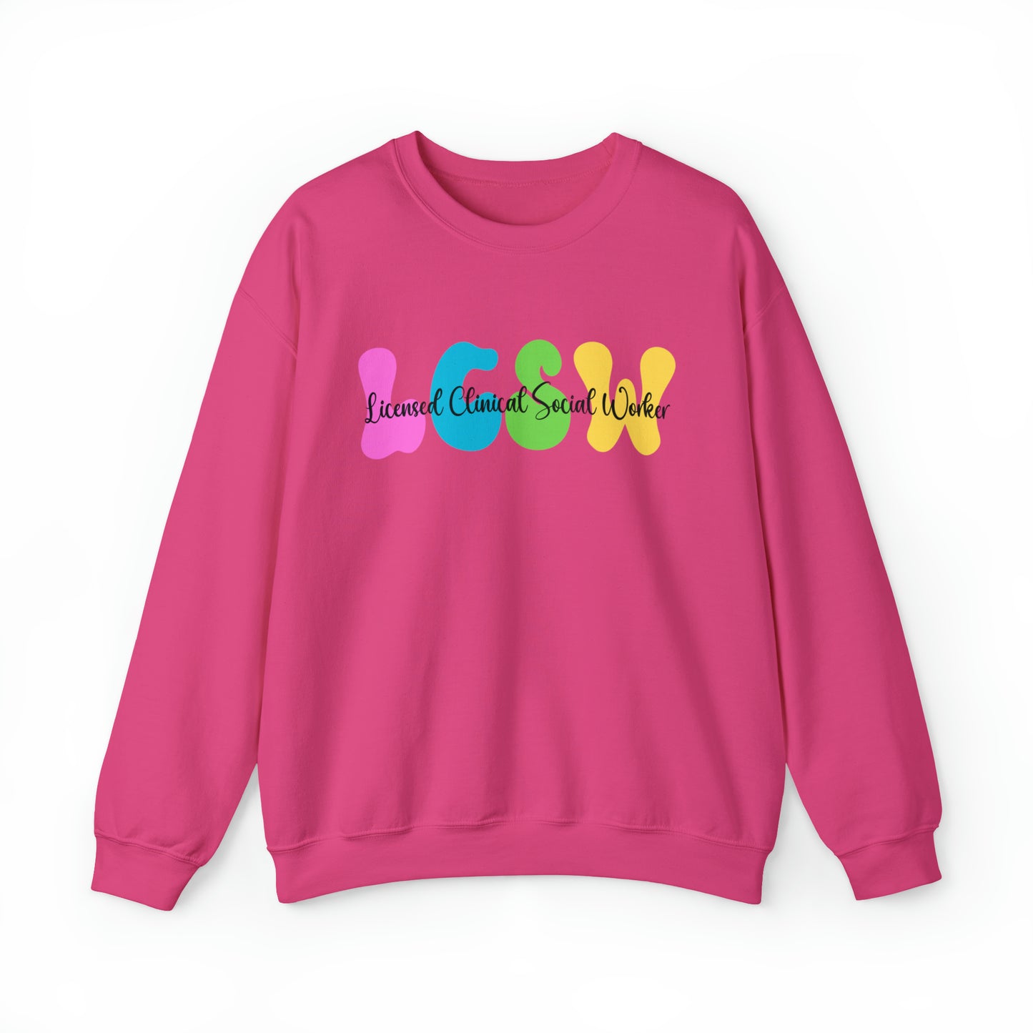 LCSW Social Worker Sweatshirt, Retro Social Worker Sweatshirt