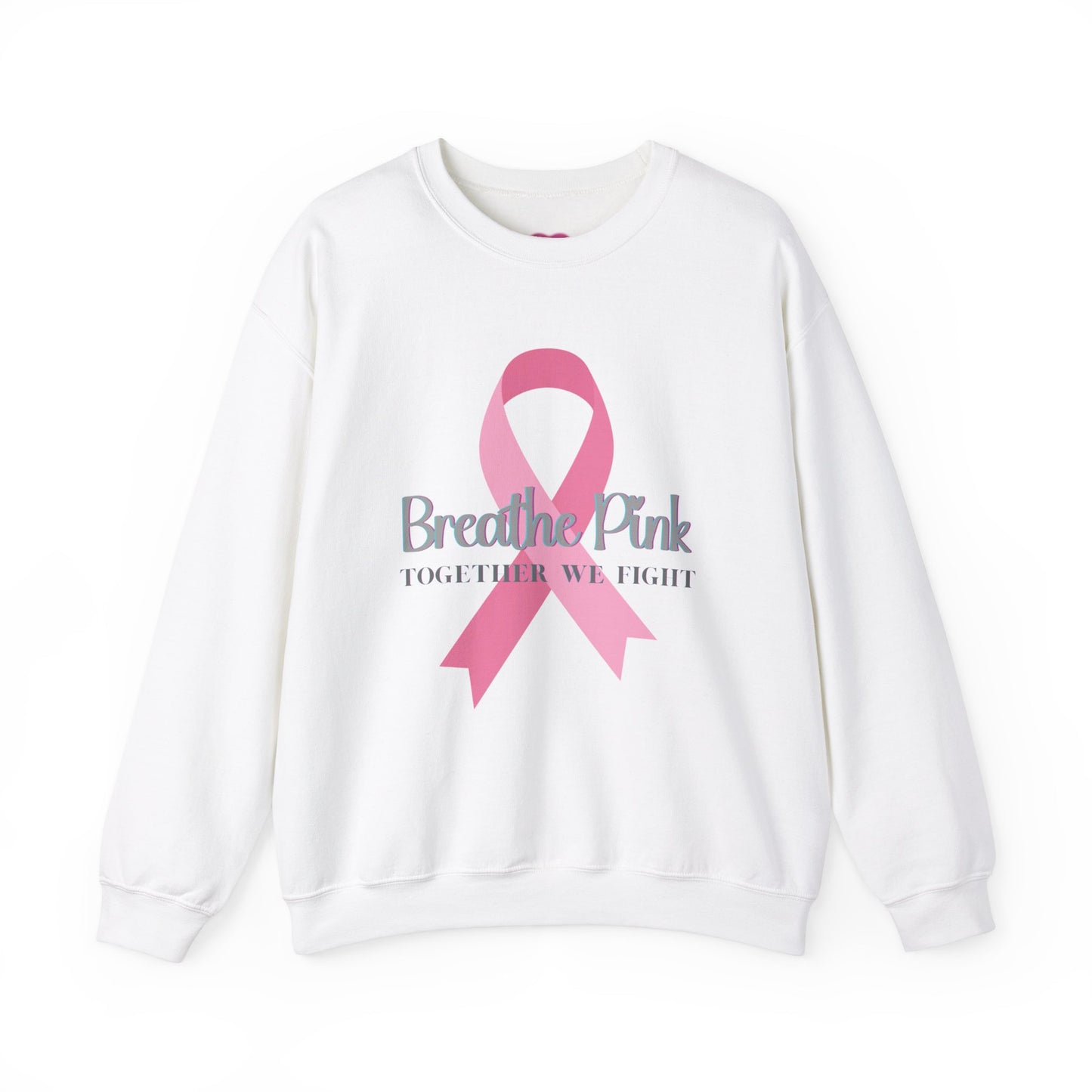 Breathe Pink Ribbon (Breast Cancer Awareness Sweatshirt)