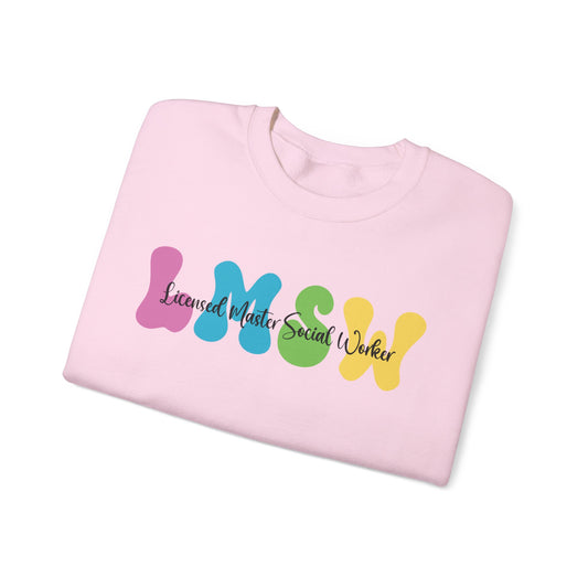 LMSW Social Worker Sweatshirt, Retro Social Worker Sweatshirt, Gift for Social Worker