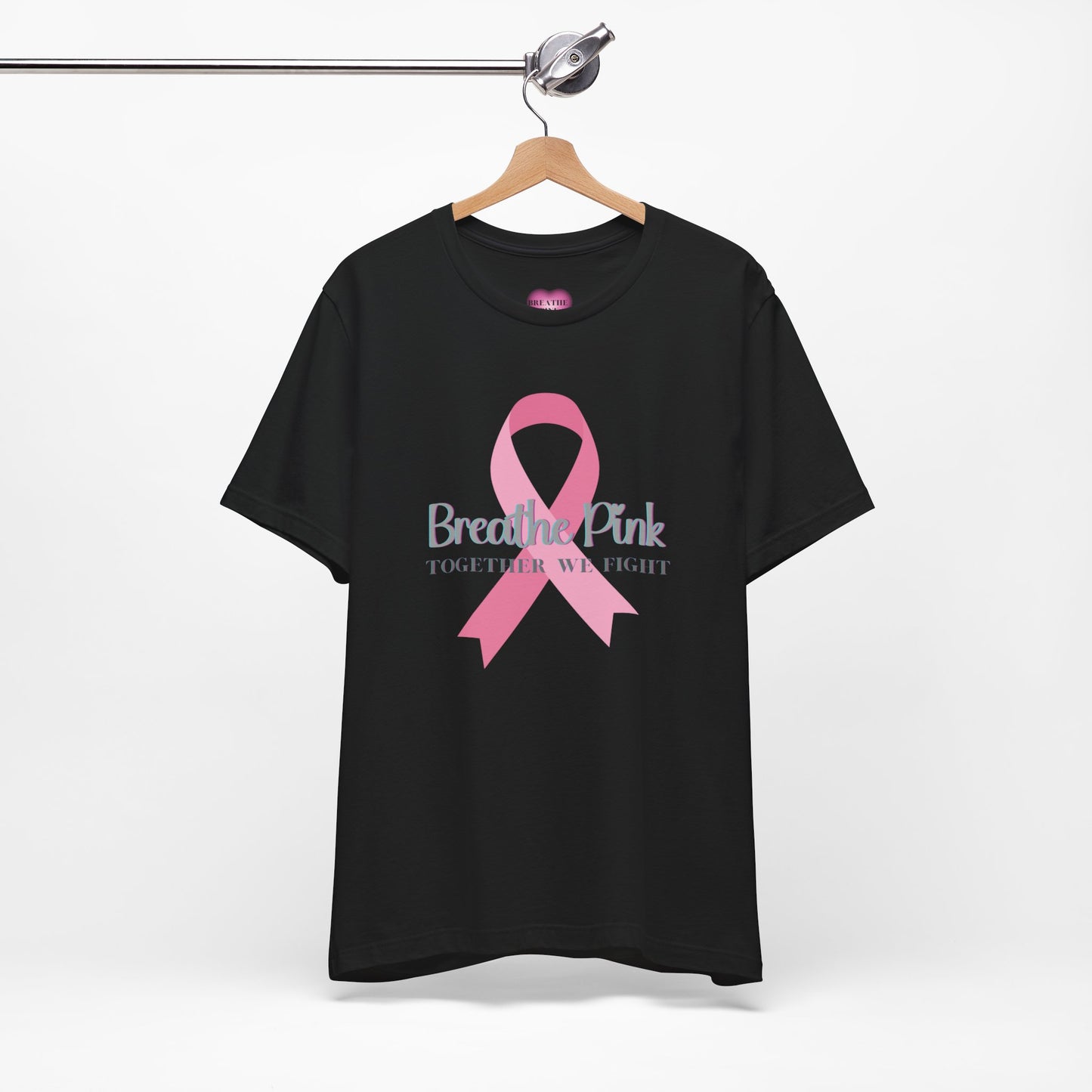 Breathe Pink Ribbon (Breast Cancer Awareness T-shirt)