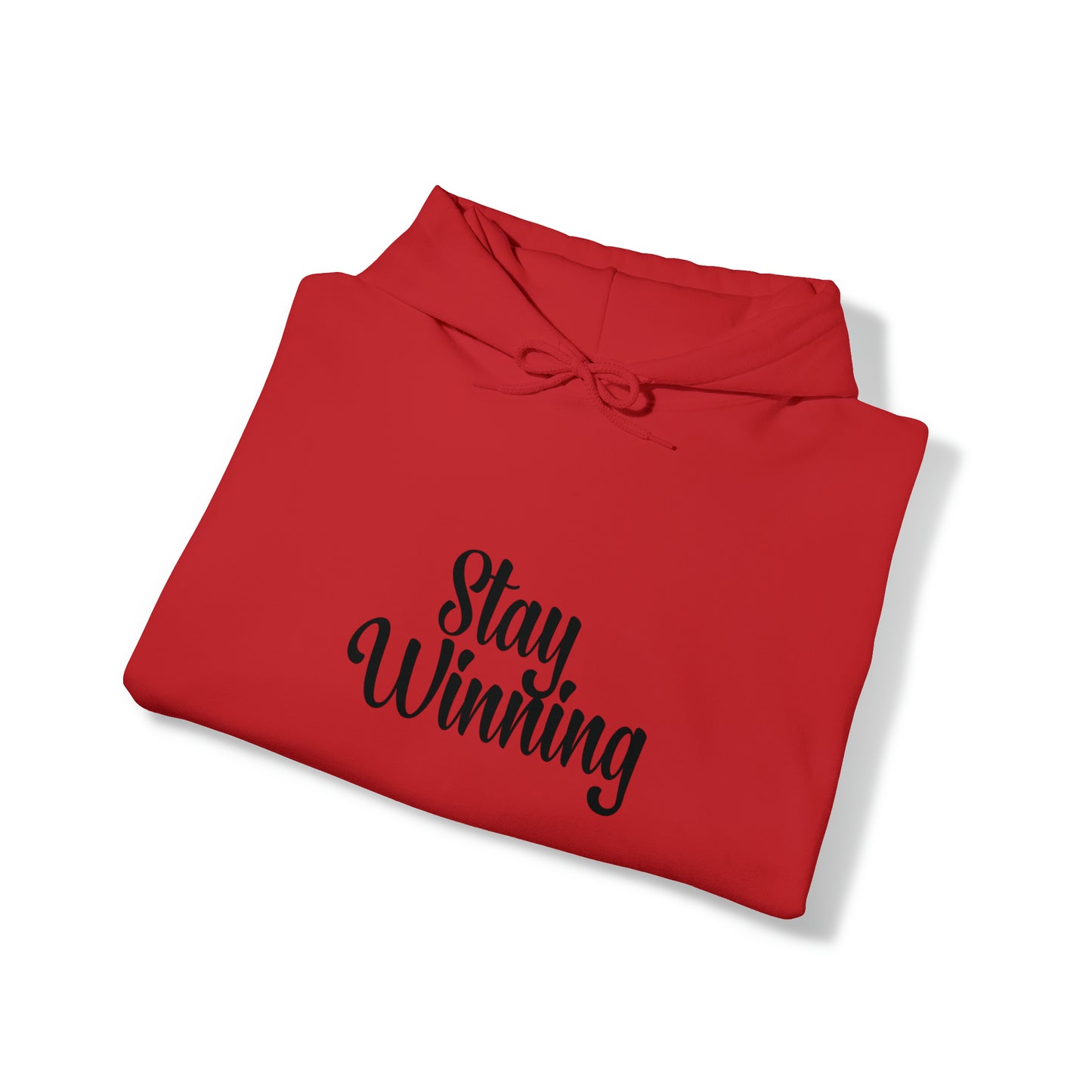 Stay Winning Motivational Hooded Sweatshirt