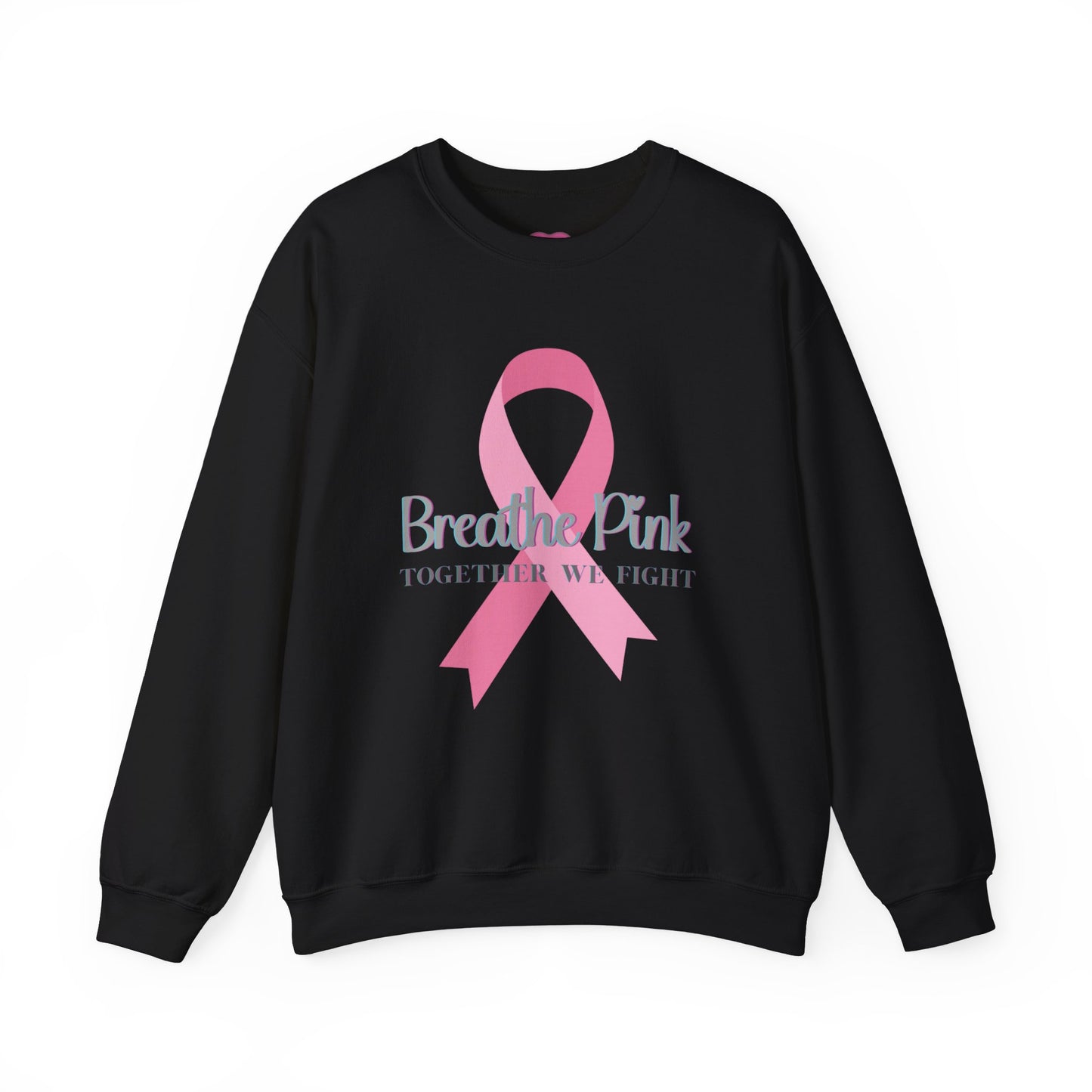 Breathe Pink Ribbon (Breast Cancer Awareness Sweatshirt)