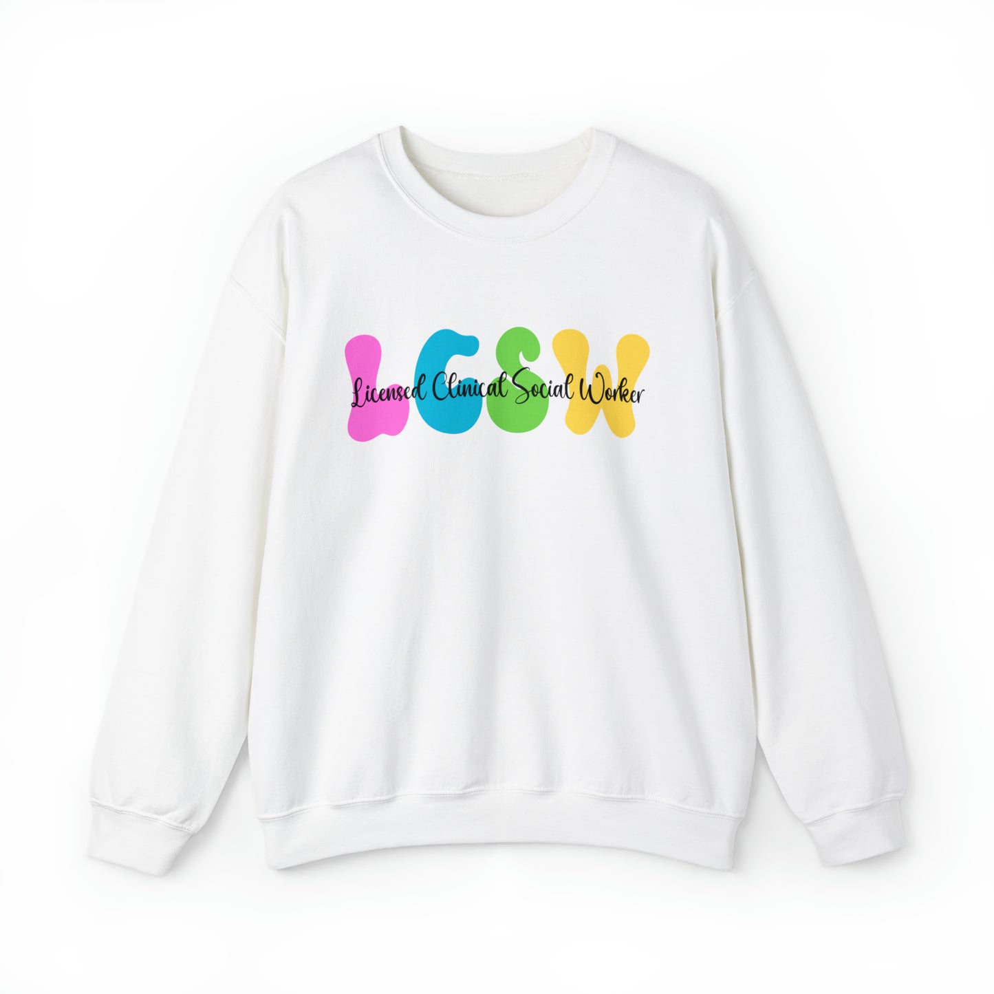 LCSW Social Worker Sweatshirt, Retro Social Worker Sweatshirt