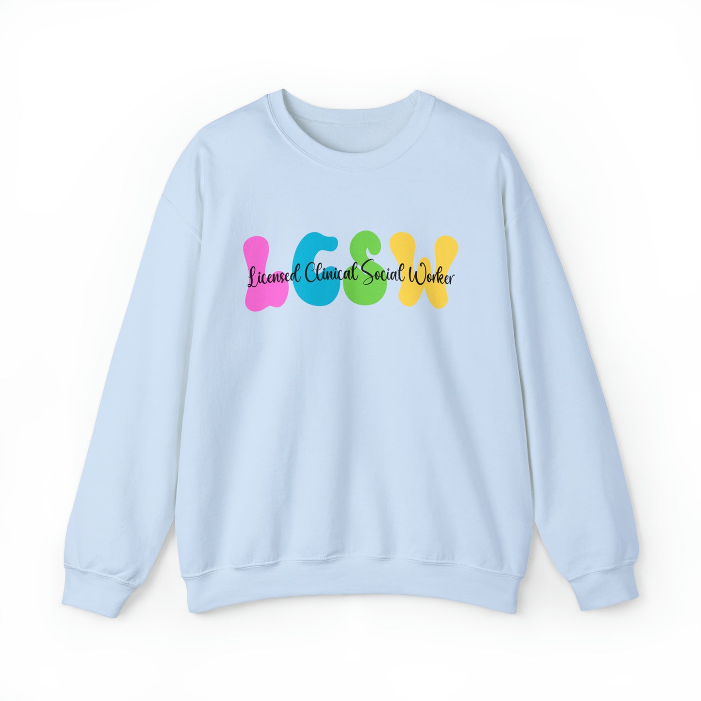 LCSW Social Worker Sweatshirt, Retro Social Worker Sweatshirt