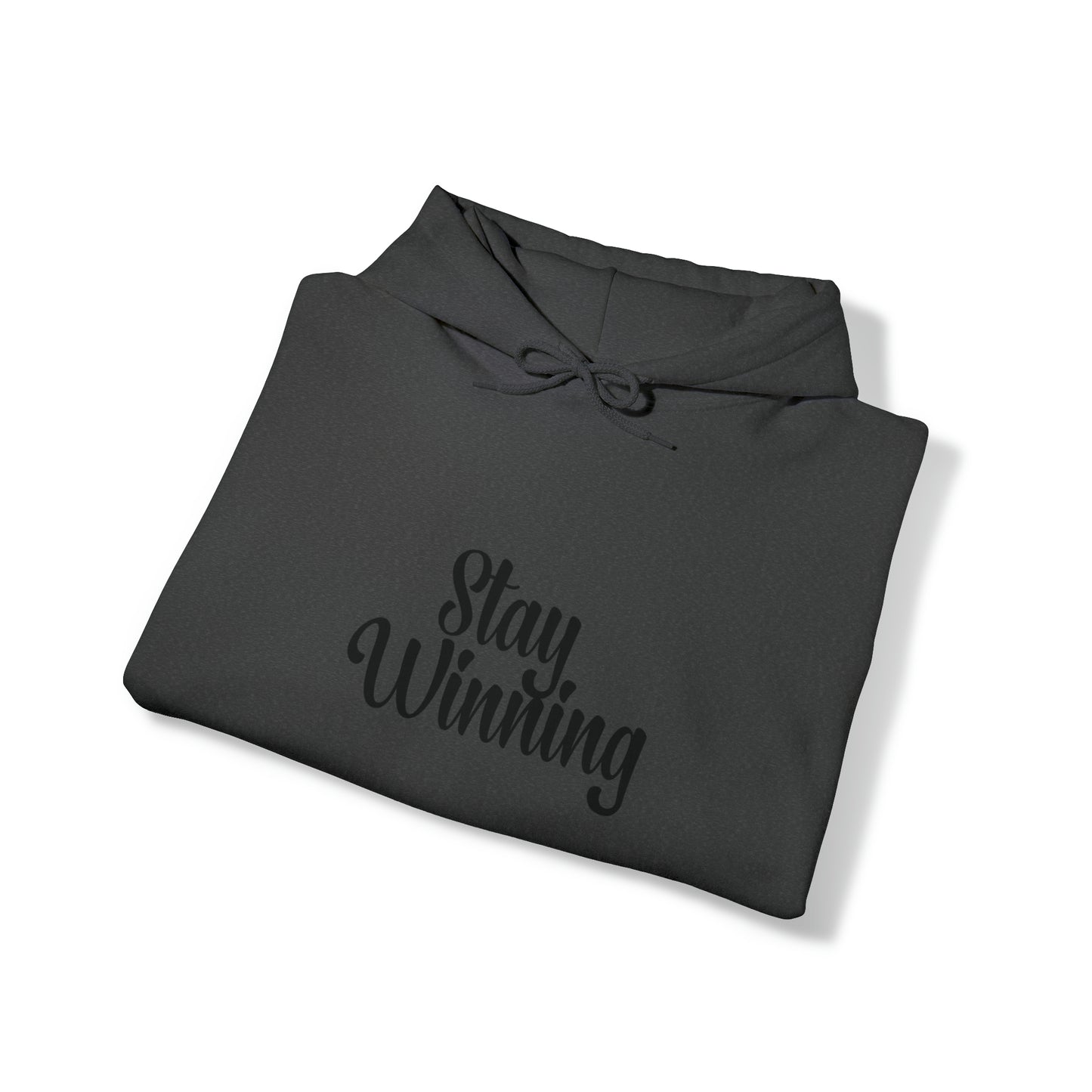 Stay Winning Motivational Hooded Sweatshirt
