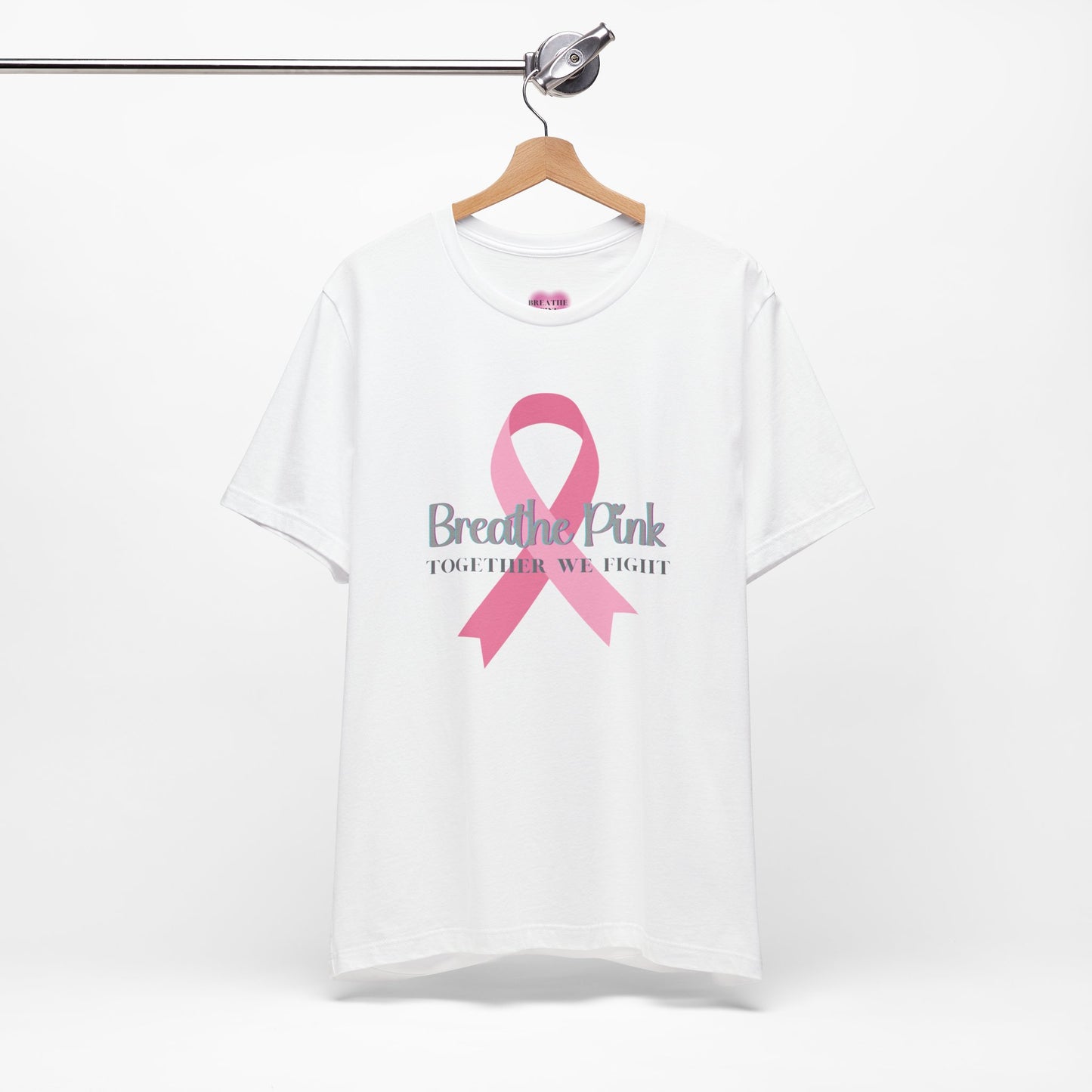 Breathe Pink Ribbon (Breast Cancer Awareness T-shirt)