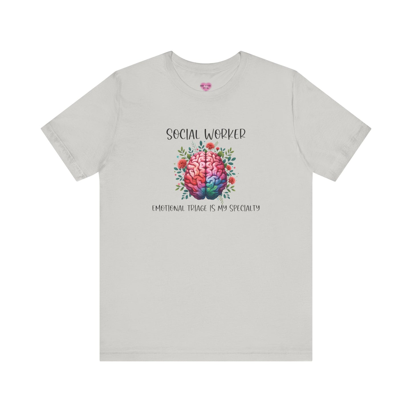 Social Worker Emotional Triage Brain Tee