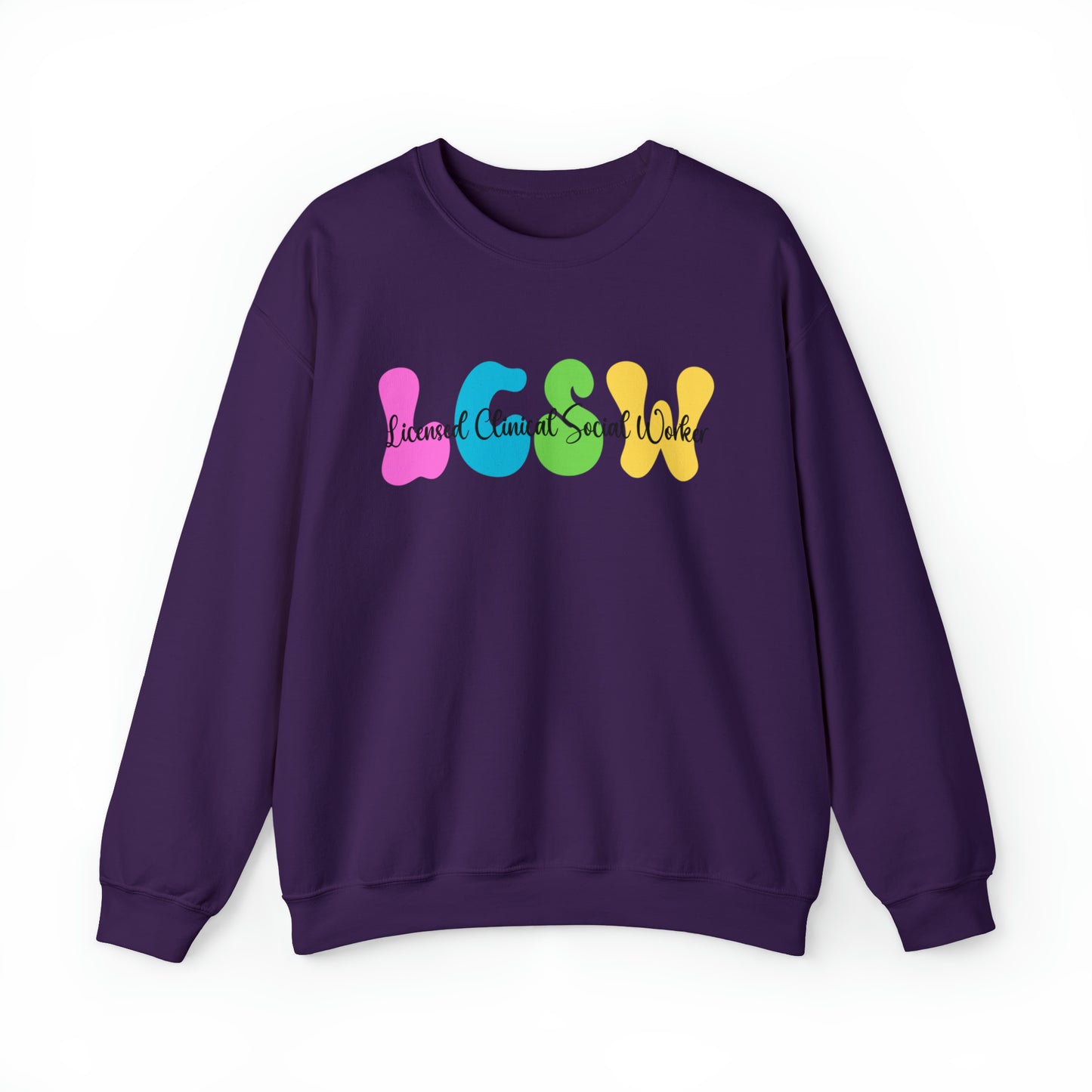 LCSW Social Worker Sweatshirt, Retro Social Worker Sweatshirt