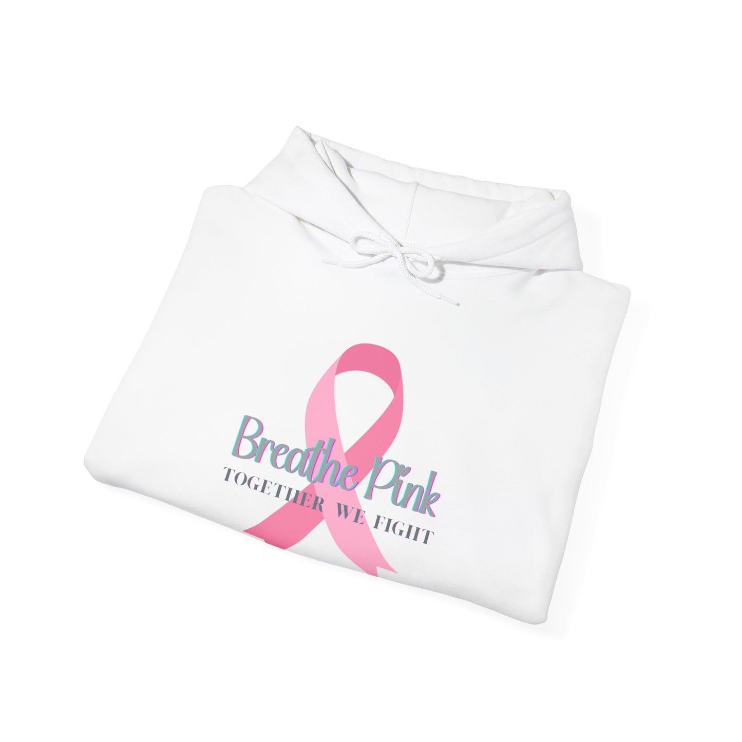 Breathe Pink Ribbon (Breast Cancer Awareness Hoodie)