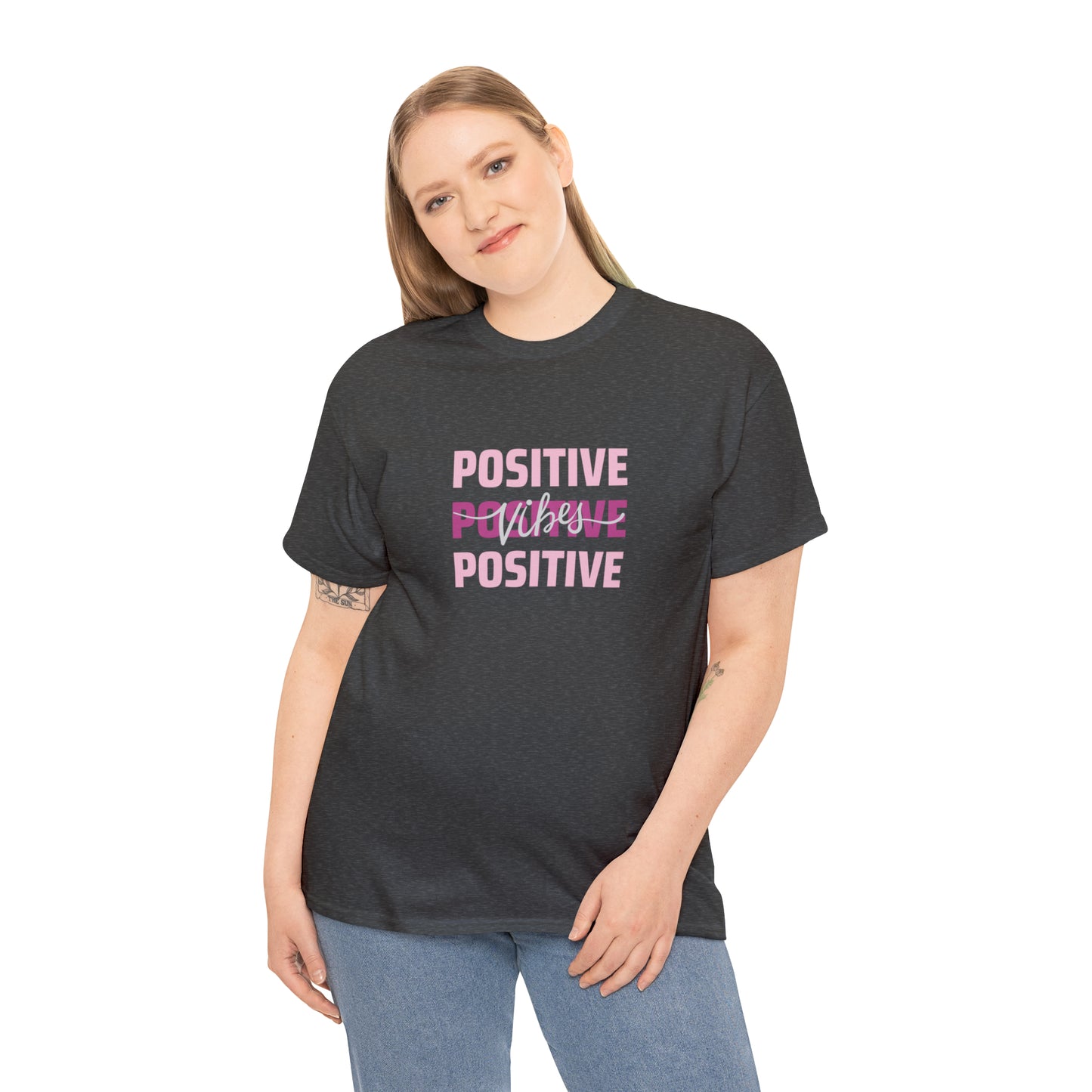 POSITIVE VIBES INSPIRATIONAL T Shirt, Positive Vibes Only Motivational Shirt, Good Vibes Tee