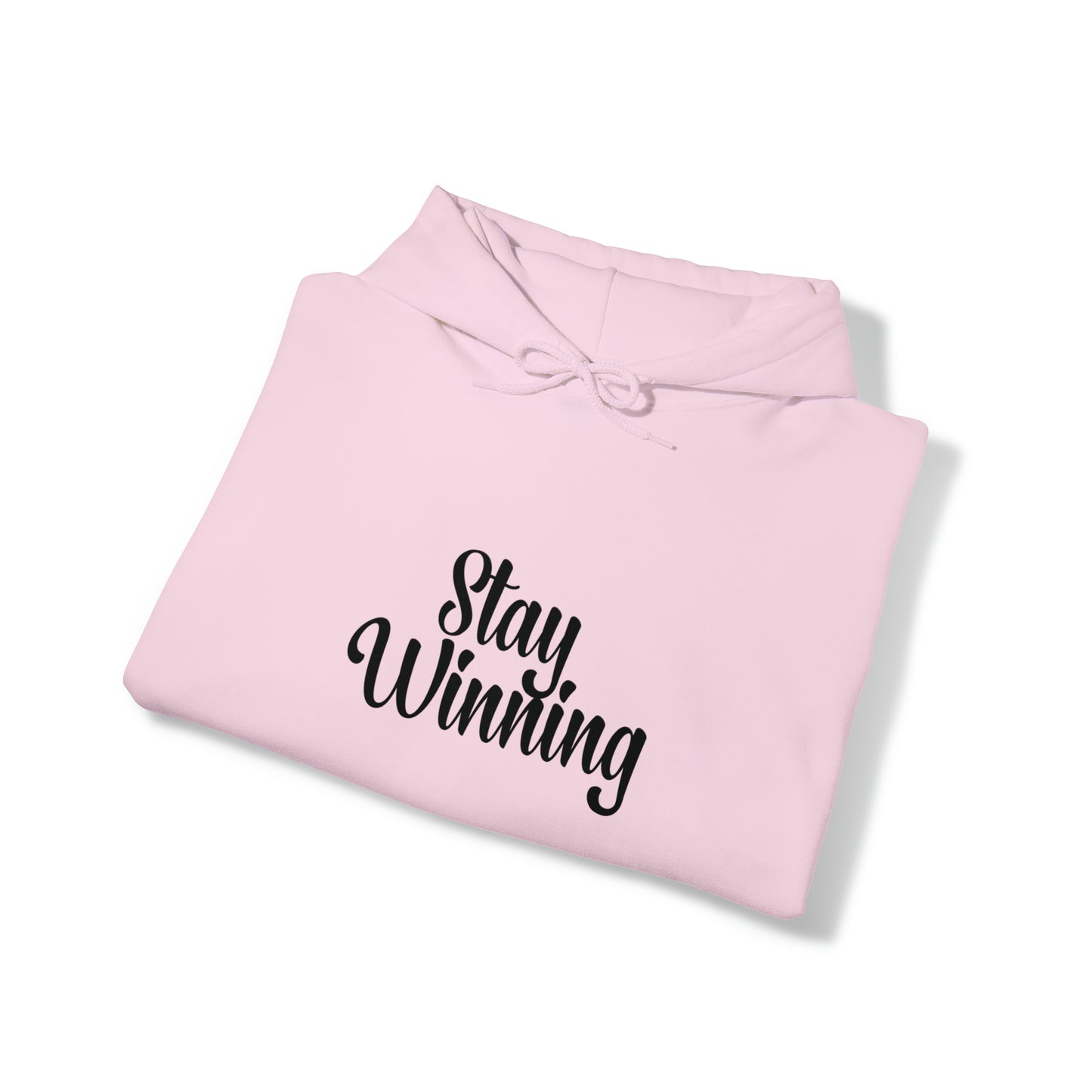 Stay Winning Motivational Hooded Sweatshirt