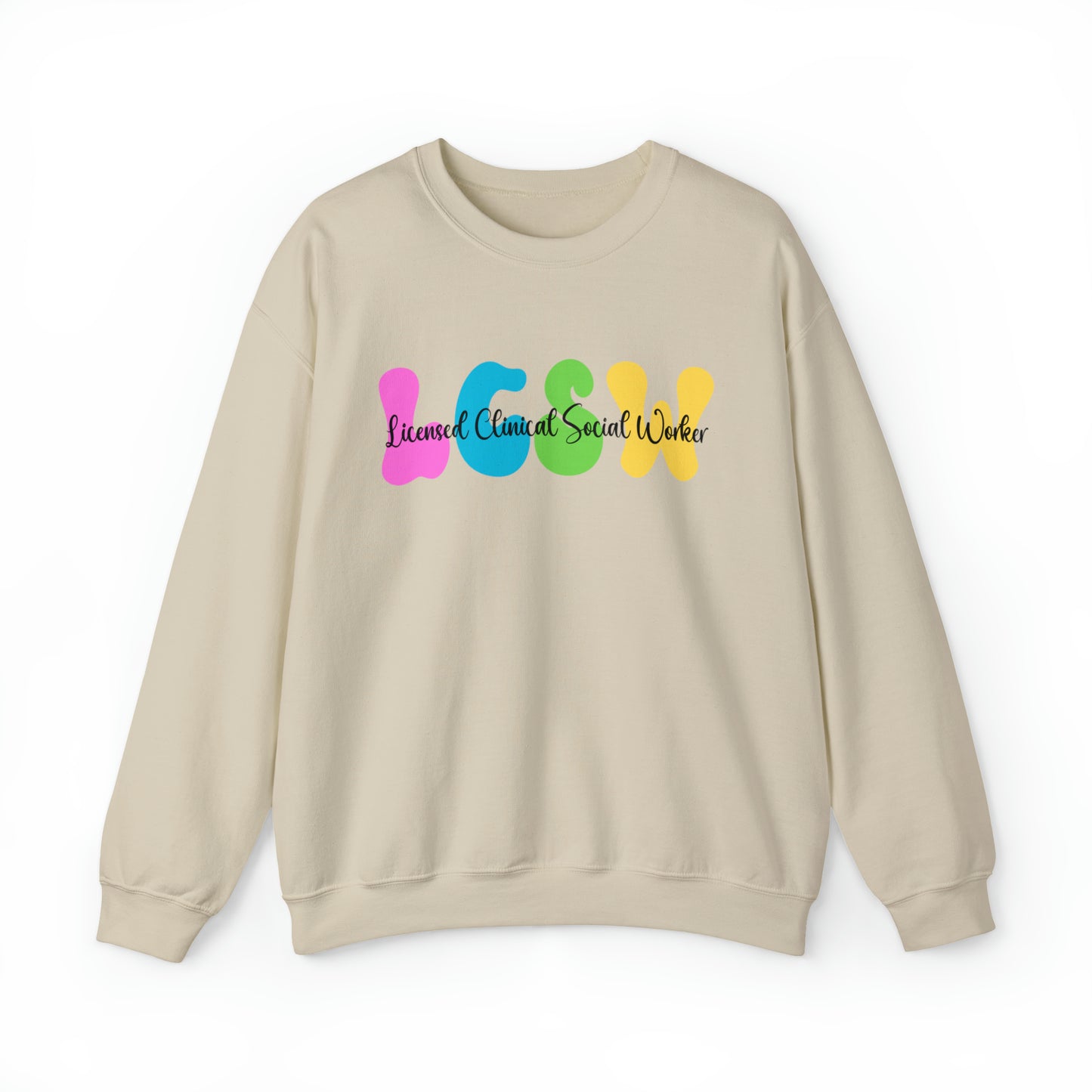 LCSW Social Worker Sweatshirt, Retro Social Worker Sweatshirt