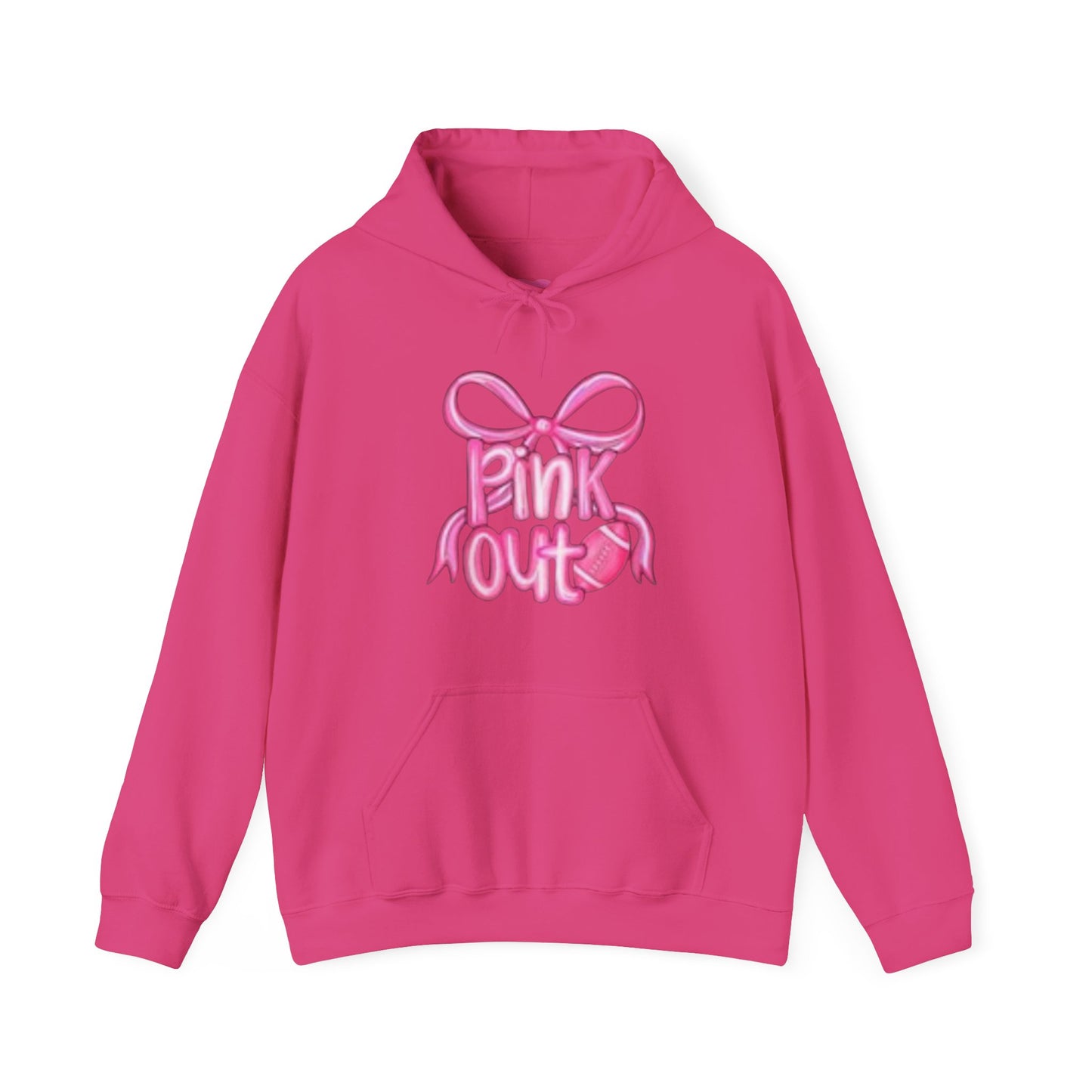 Pink Out Breast Cancer Awareness Hooded Sweatshirt