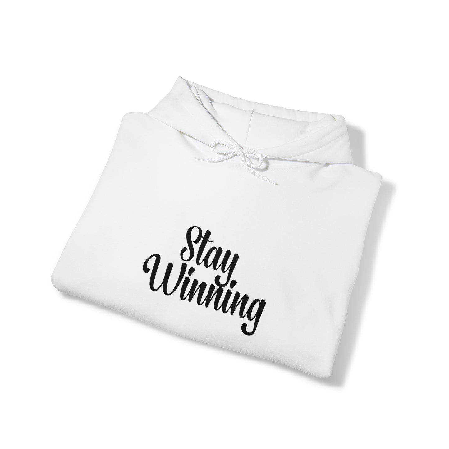 Stay Winning Motivational Hooded Sweatshirt
