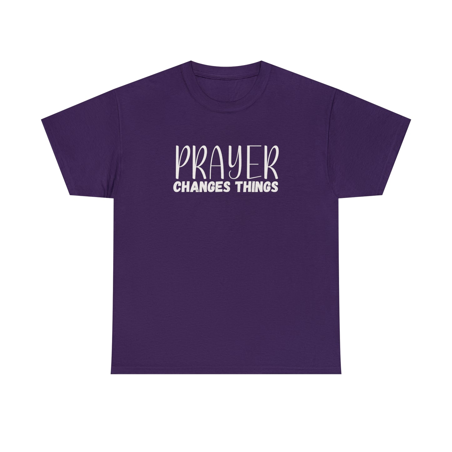 PRAYER Changes Things Christian Tee, Motivational Shirt