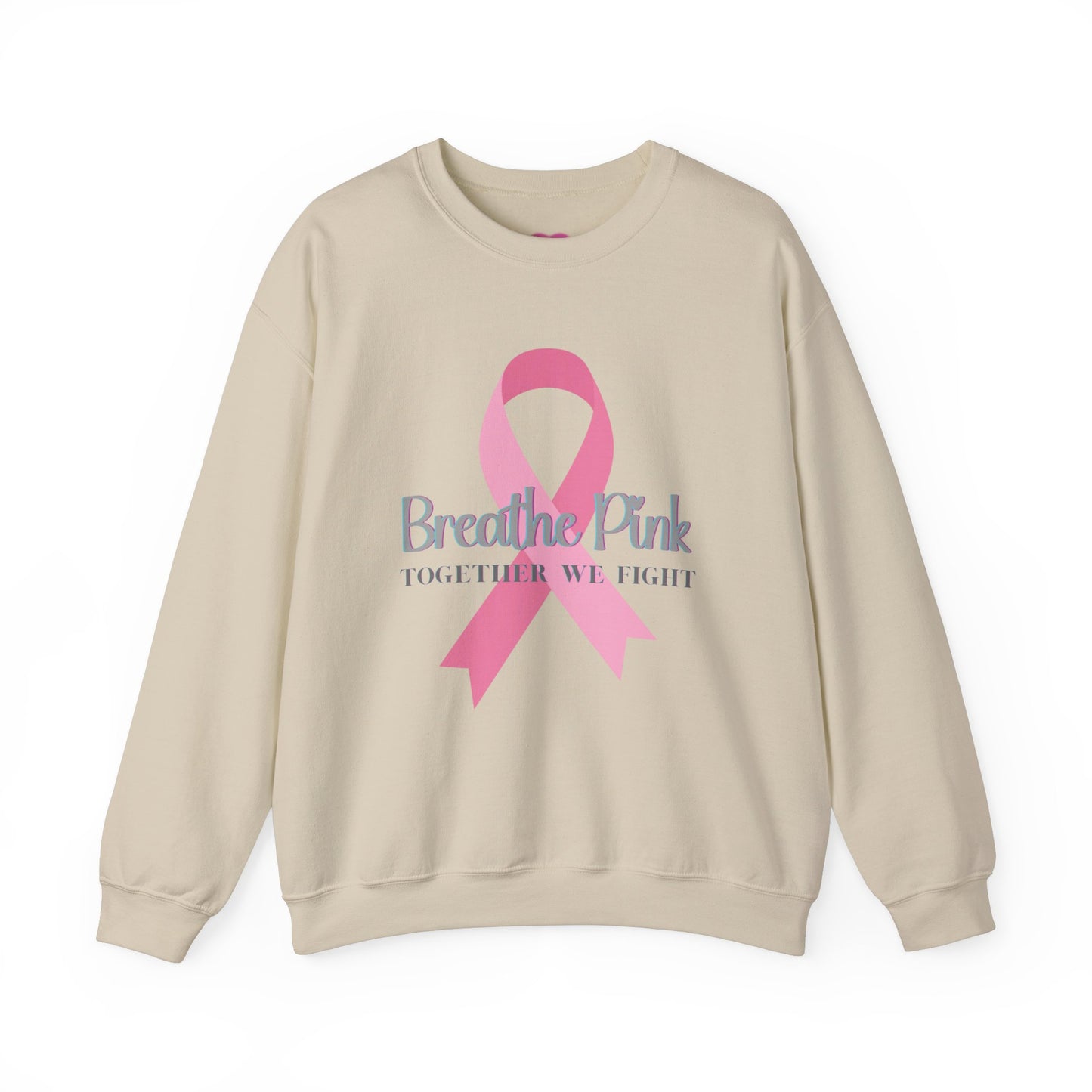 Breathe Pink Ribbon (Breast Cancer Awareness Sweatshirt)