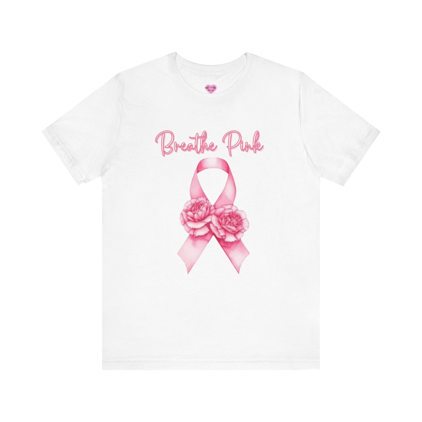 Breathe Pink Breast Cancer Awareness Tee