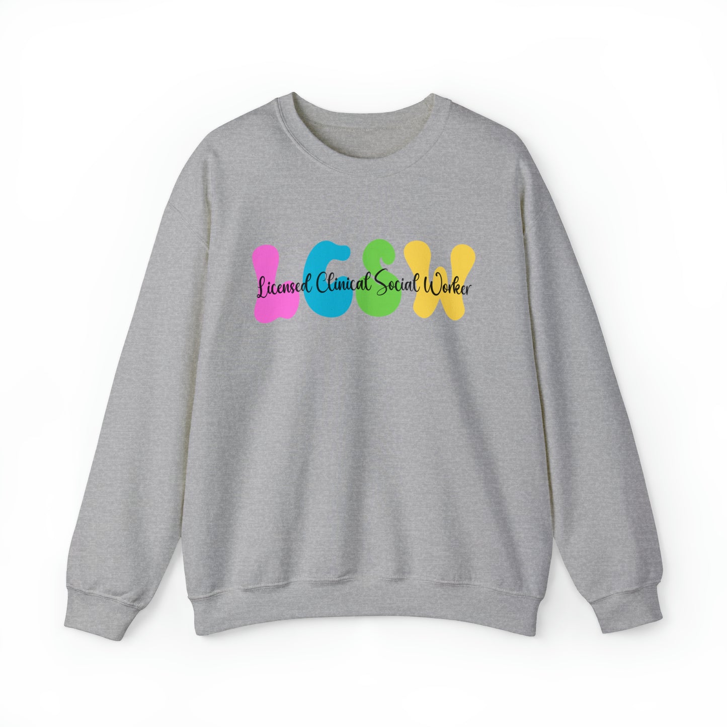 LCSW Social Worker Sweatshirt, Retro Social Worker Sweatshirt