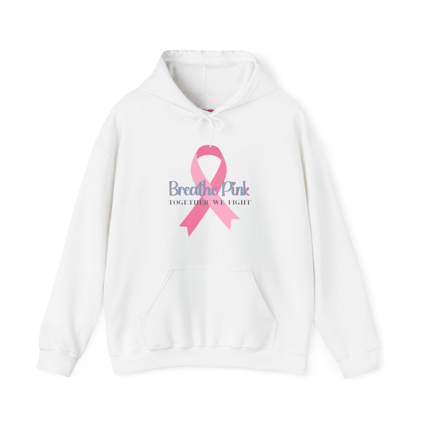 Breathe Pink Ribbon (Breast Cancer Awareness Hoodie)