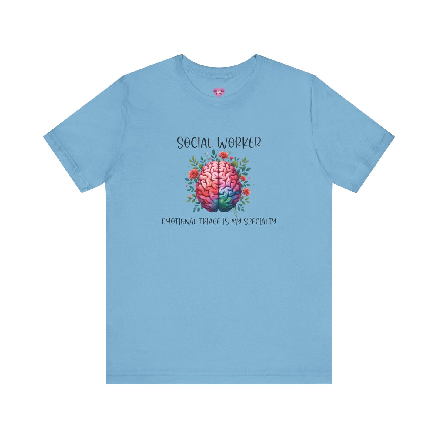 Social Worker Emotional Triage Brain Tee