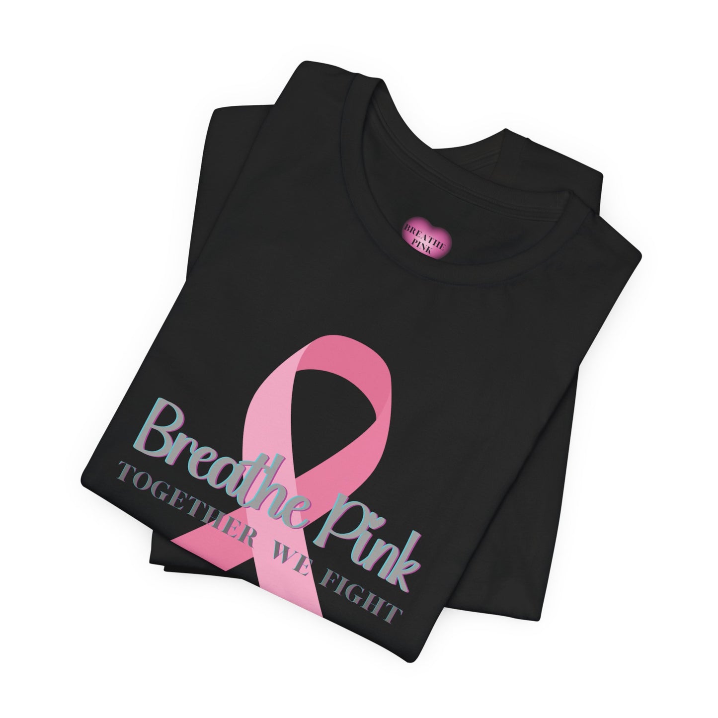 Breathe Pink Ribbon (Breast Cancer Awareness T-shirt)