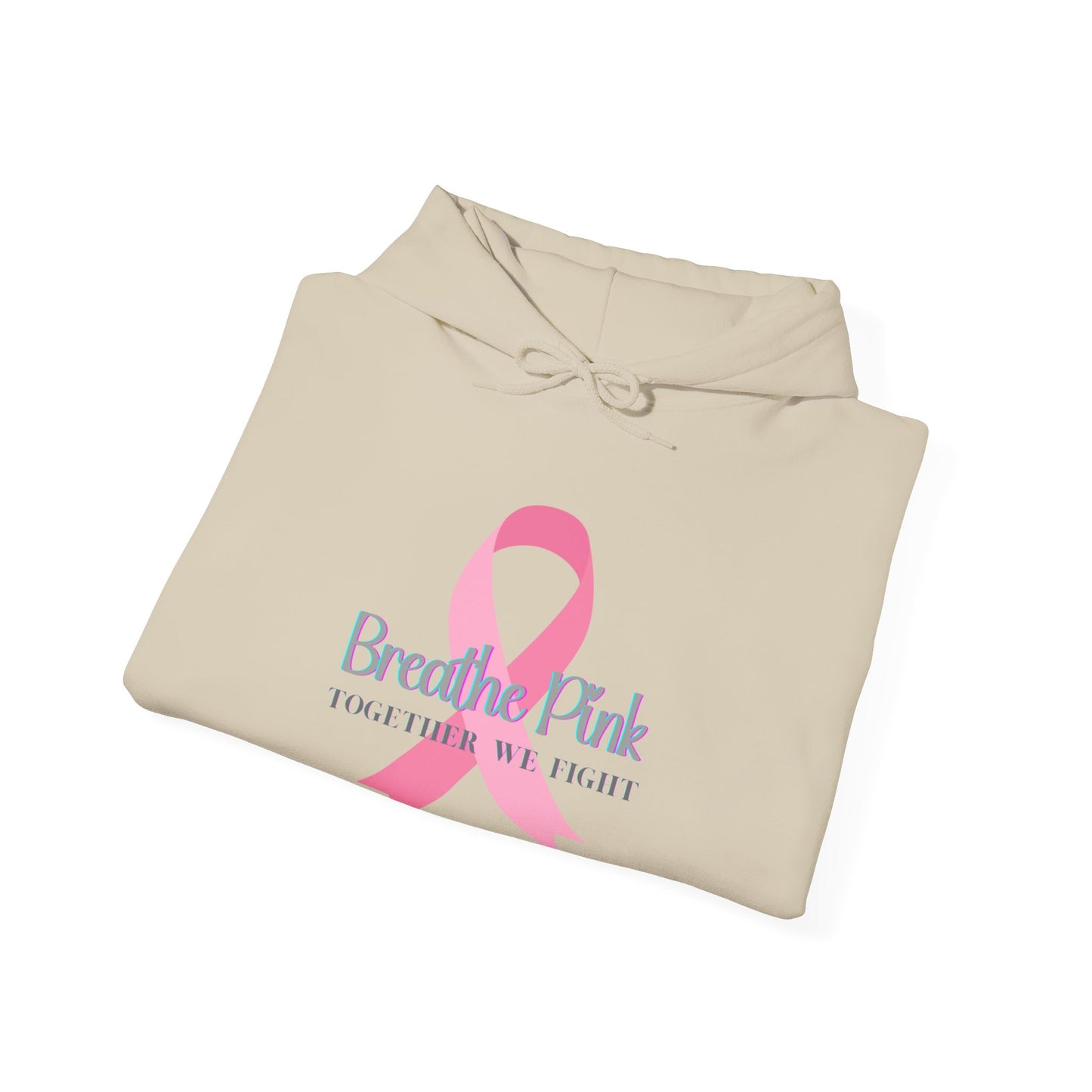 Breathe Pink Ribbon (Breast Cancer Awareness Hoodie)