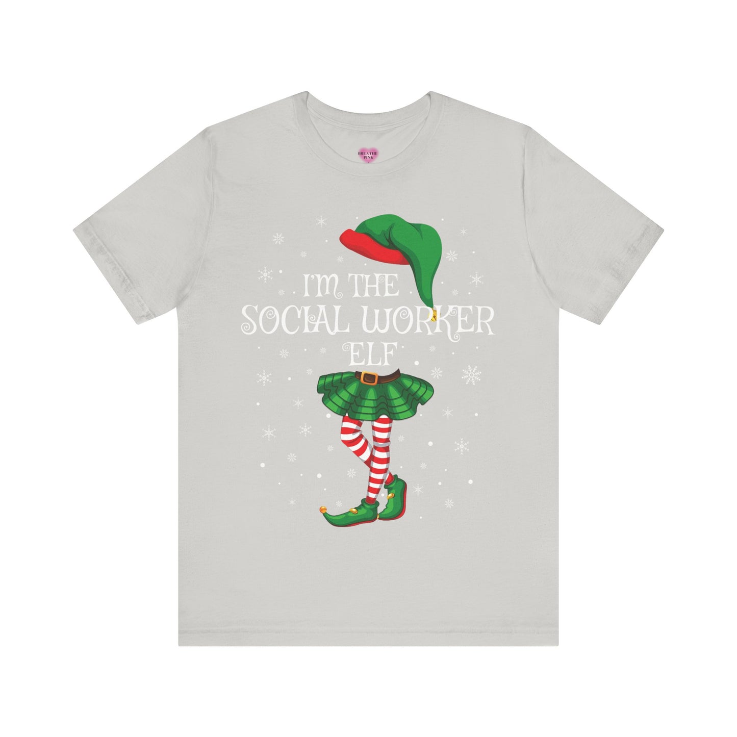 I'm The Social Worker Elf Short Sleeve Tee