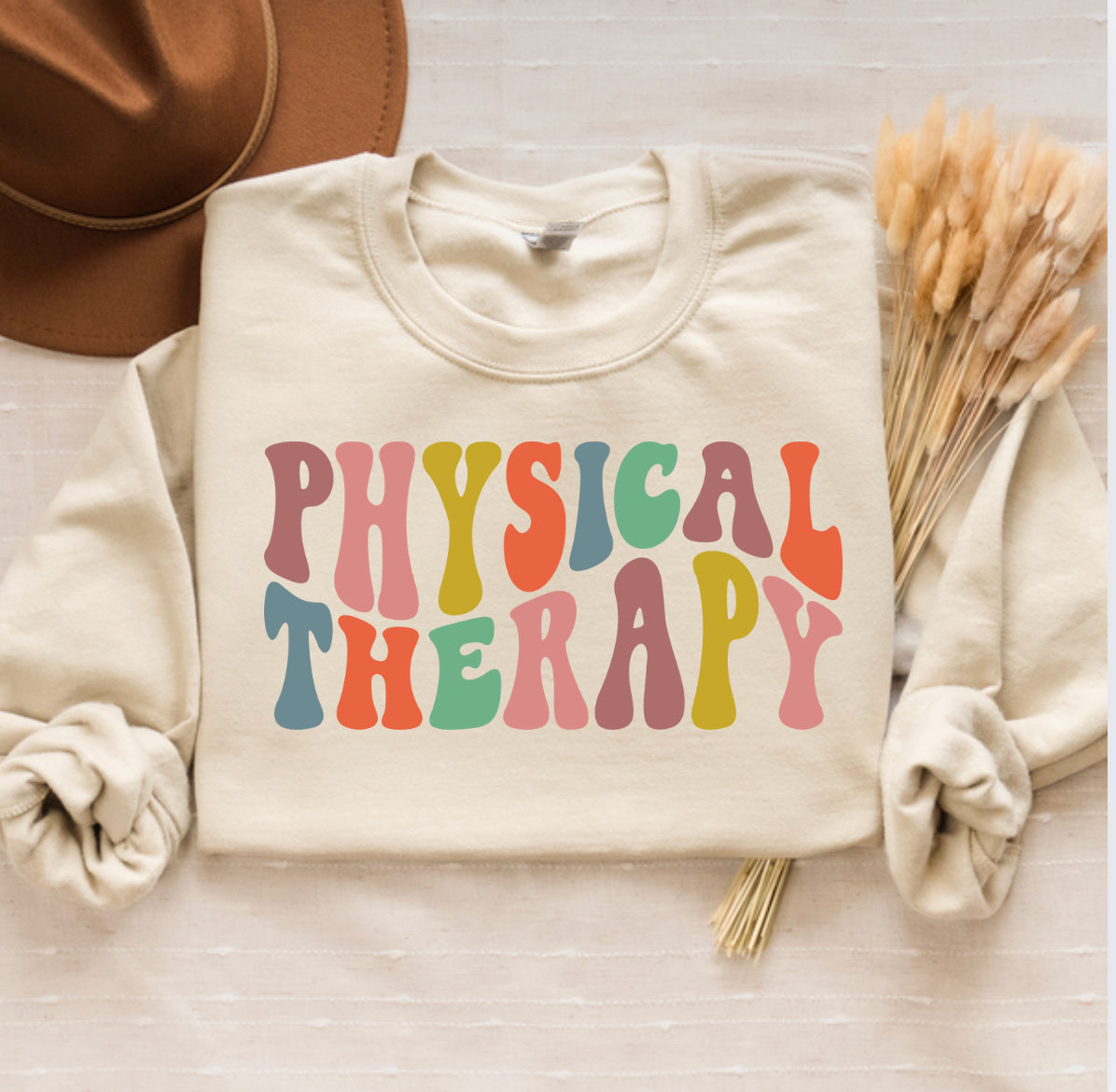 Physical Therapy Groovy Sweatshirt