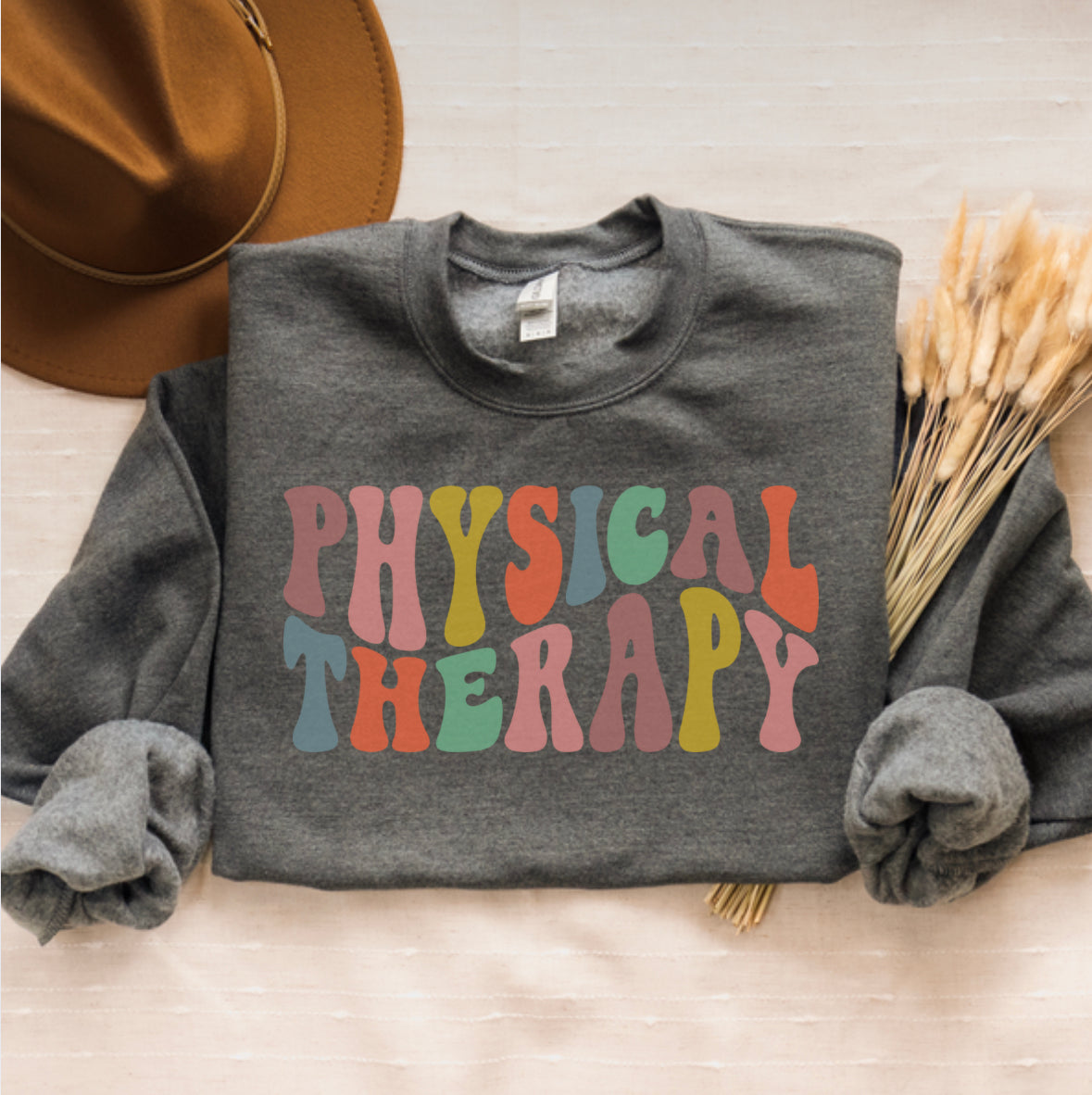 Physical Therapy Groovy Sweatshirt