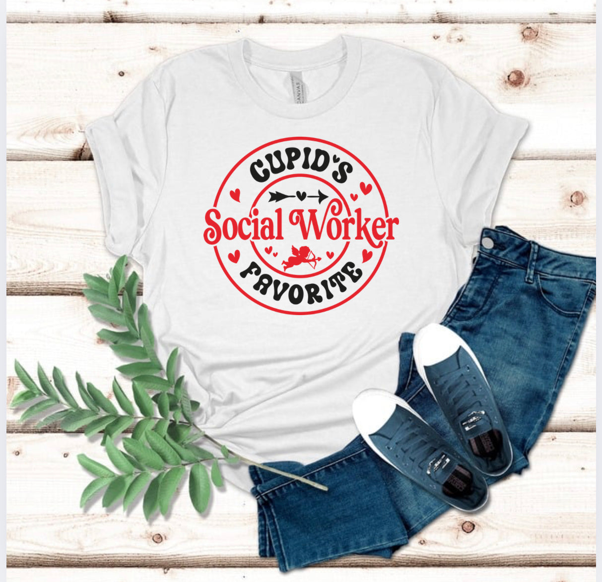 Cupid’s Favorite Social Worker Tee