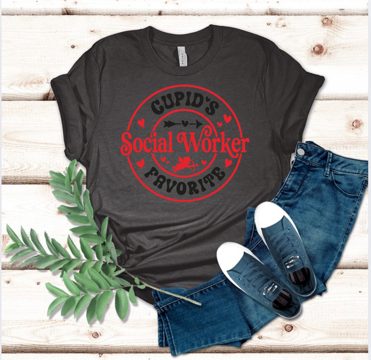 Cupid’s Favorite Social Worker Tee