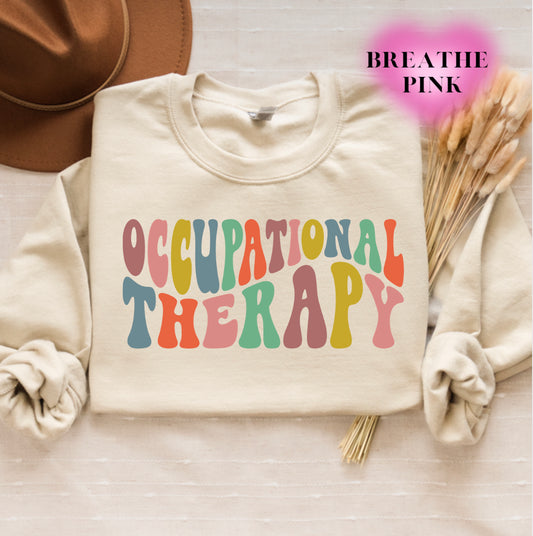 Occupational Therapy Groovy Sweatshirt