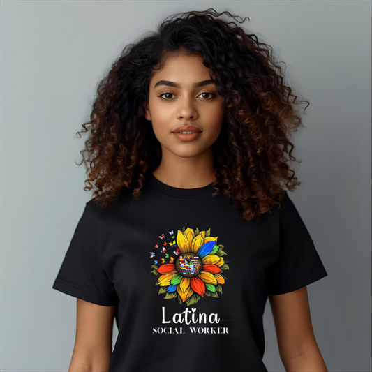 Latina Social Worker Tee (Hispanic Heritage Month)