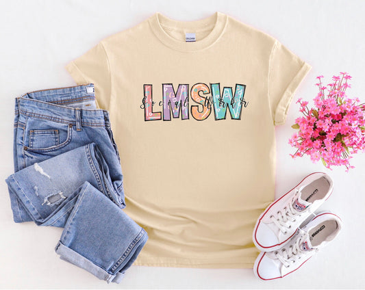 LMSW Licensed Master Social Worker T-Shirt, Social Work Gift, LMSW Shirt, LCSW Shirt, Advocate Shirt