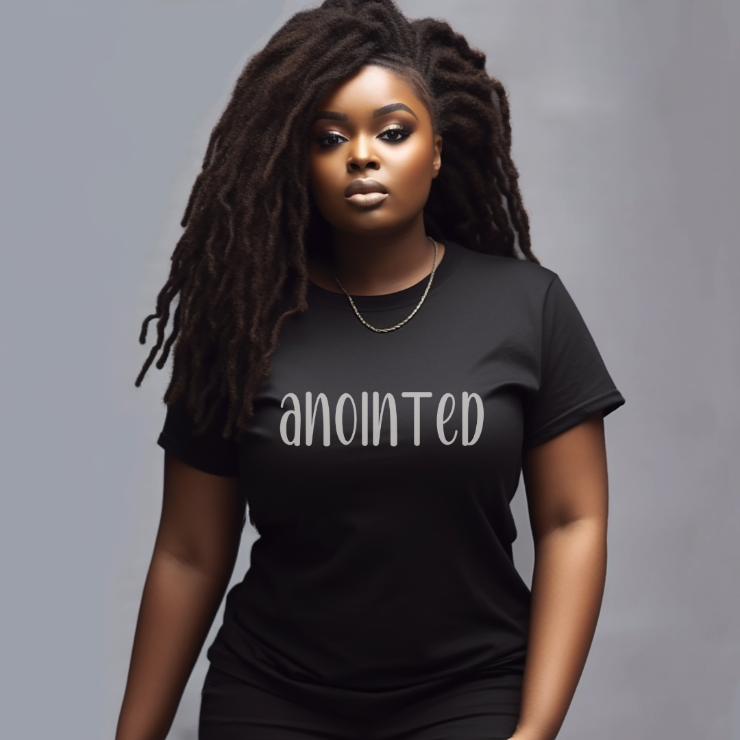ANOINTED Christian T-Shirt, Believer Shirt, Religious Tee